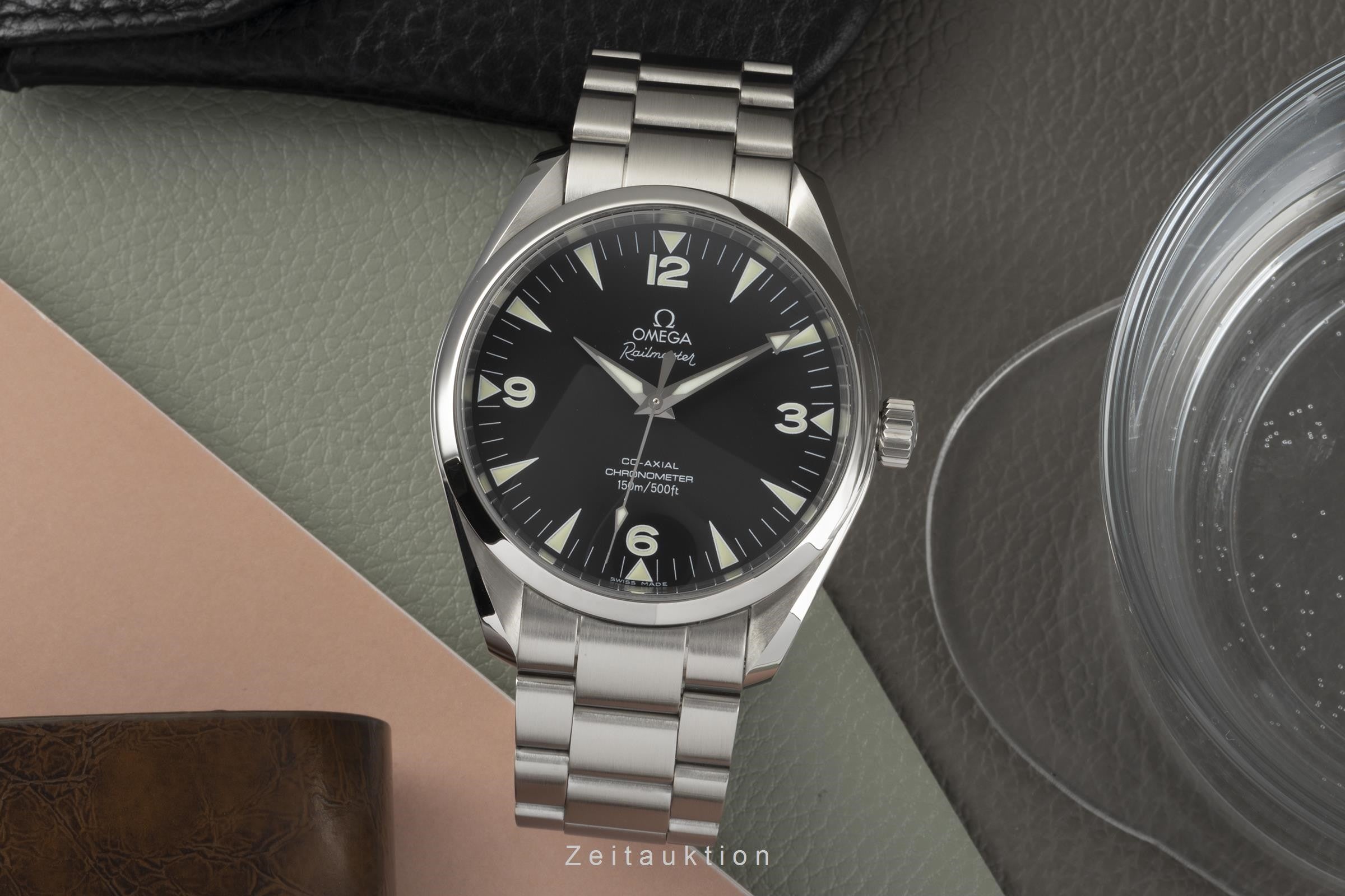 Omega Railmaster acciaio automatismo orologio da uomo 168.1110, 2502.52.00  [2202327]