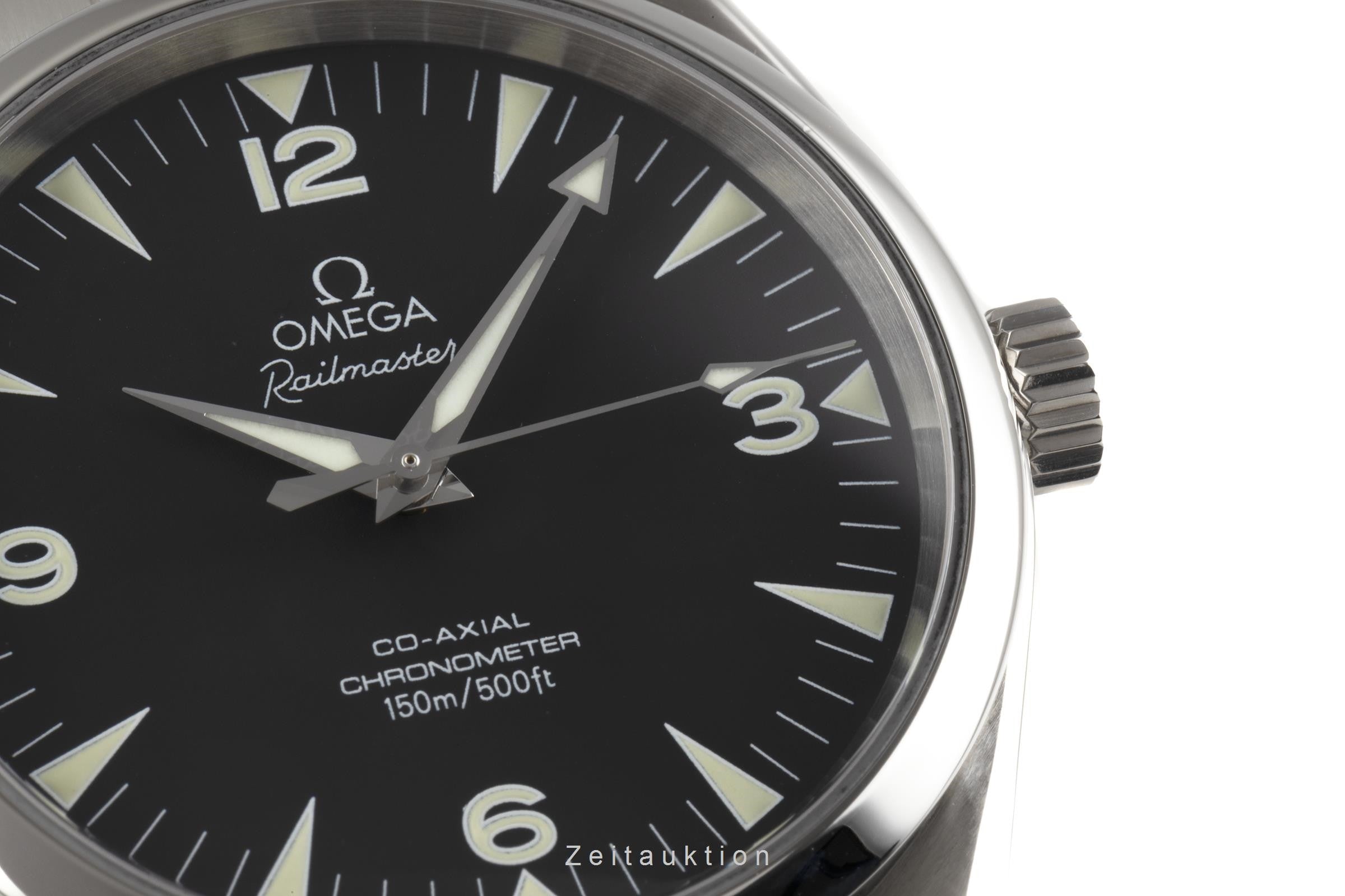 Omega Railmaster acciaio automatismo orologio da uomo 168.1110, 2502.52.00  [2202327]