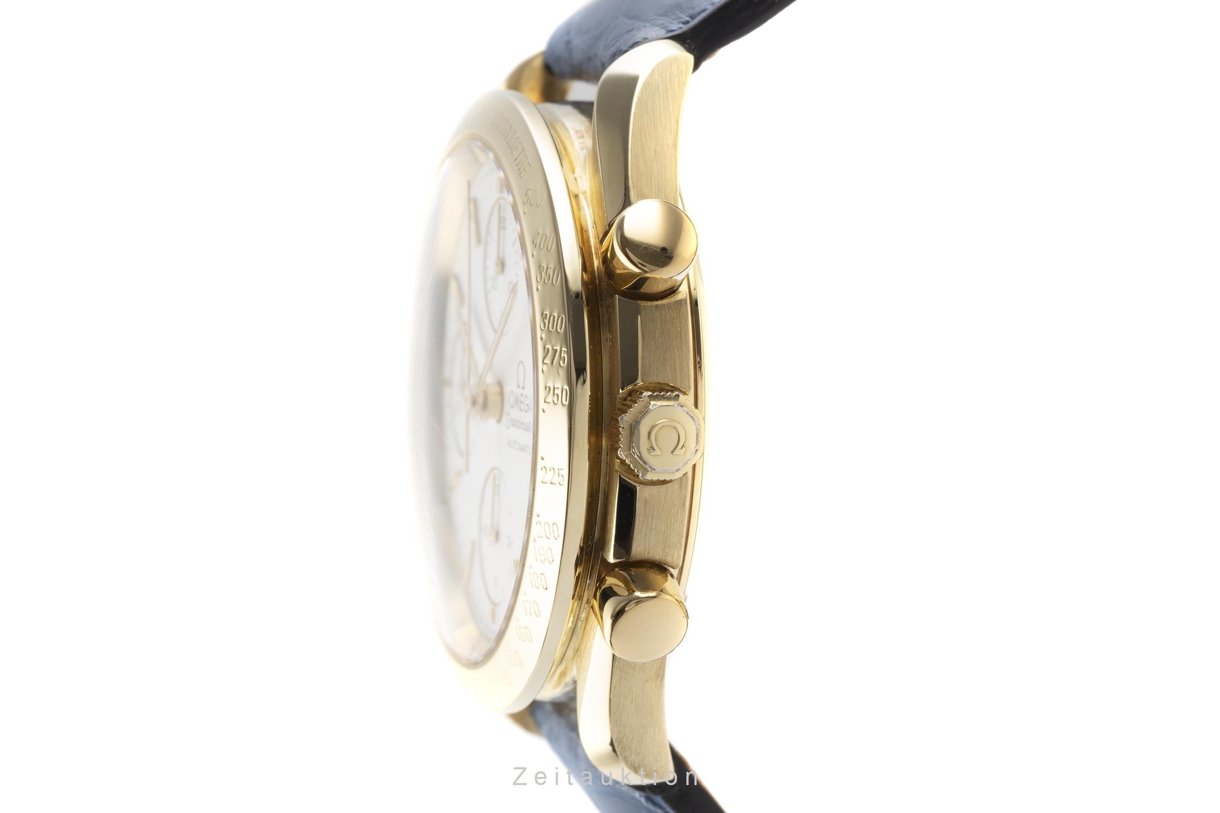 Omega Speedmaster chronograph 18 ct gold automatic men's watch 175.0043, 375.0043  [2202349]