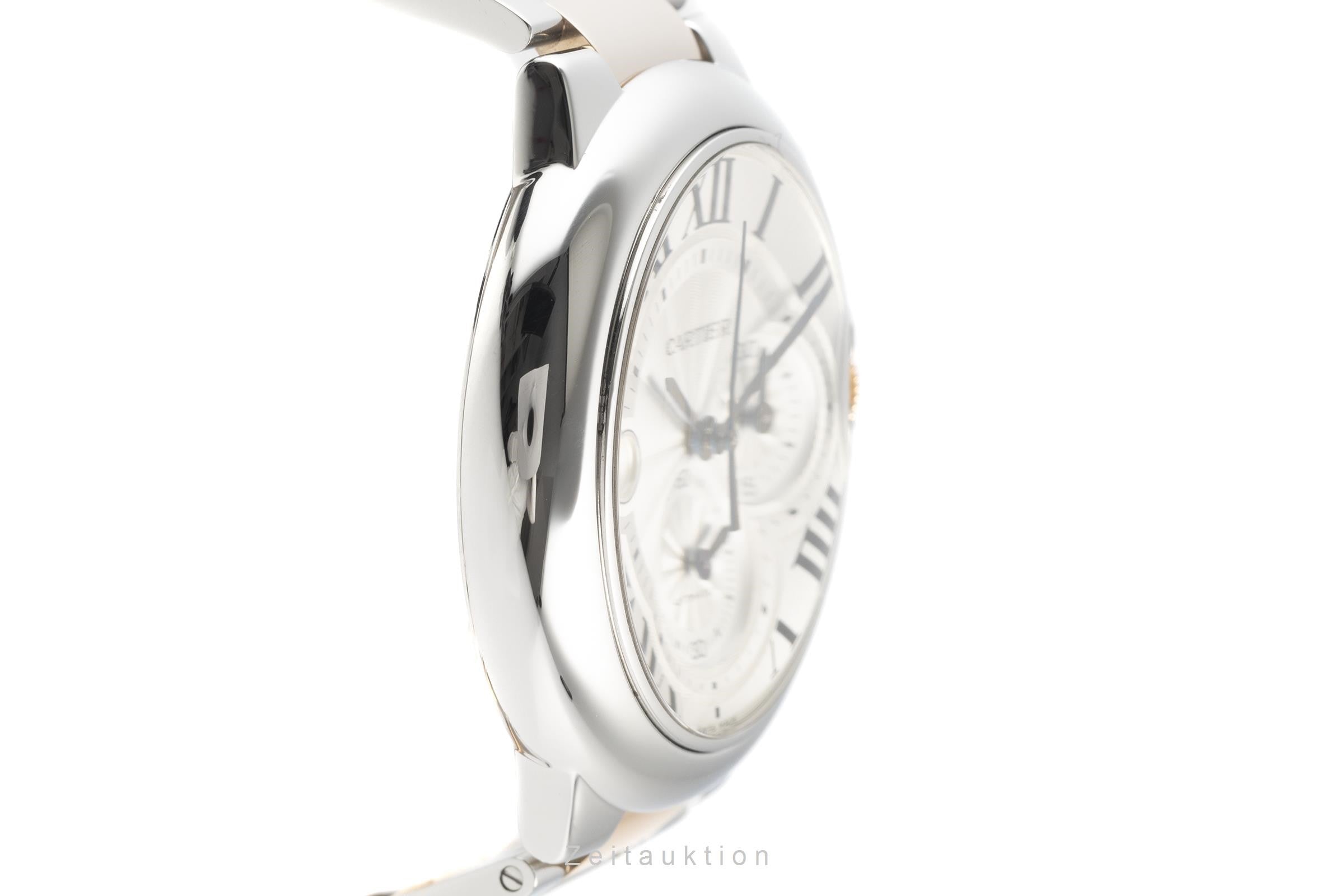 Cartier Ballon Bleu de Cartier chronograph steel automatic men's watch 3109  [2202397]