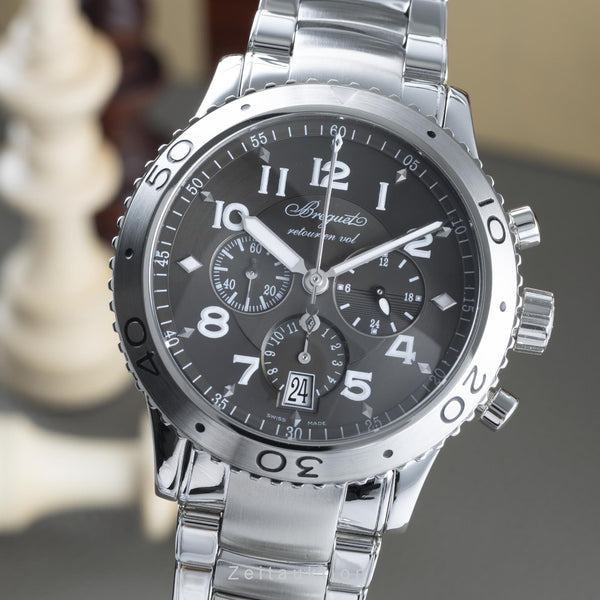 Breguet Type XXI chronograph steel automatic men's watch 3810 LP: 15600EUR  [2202404]