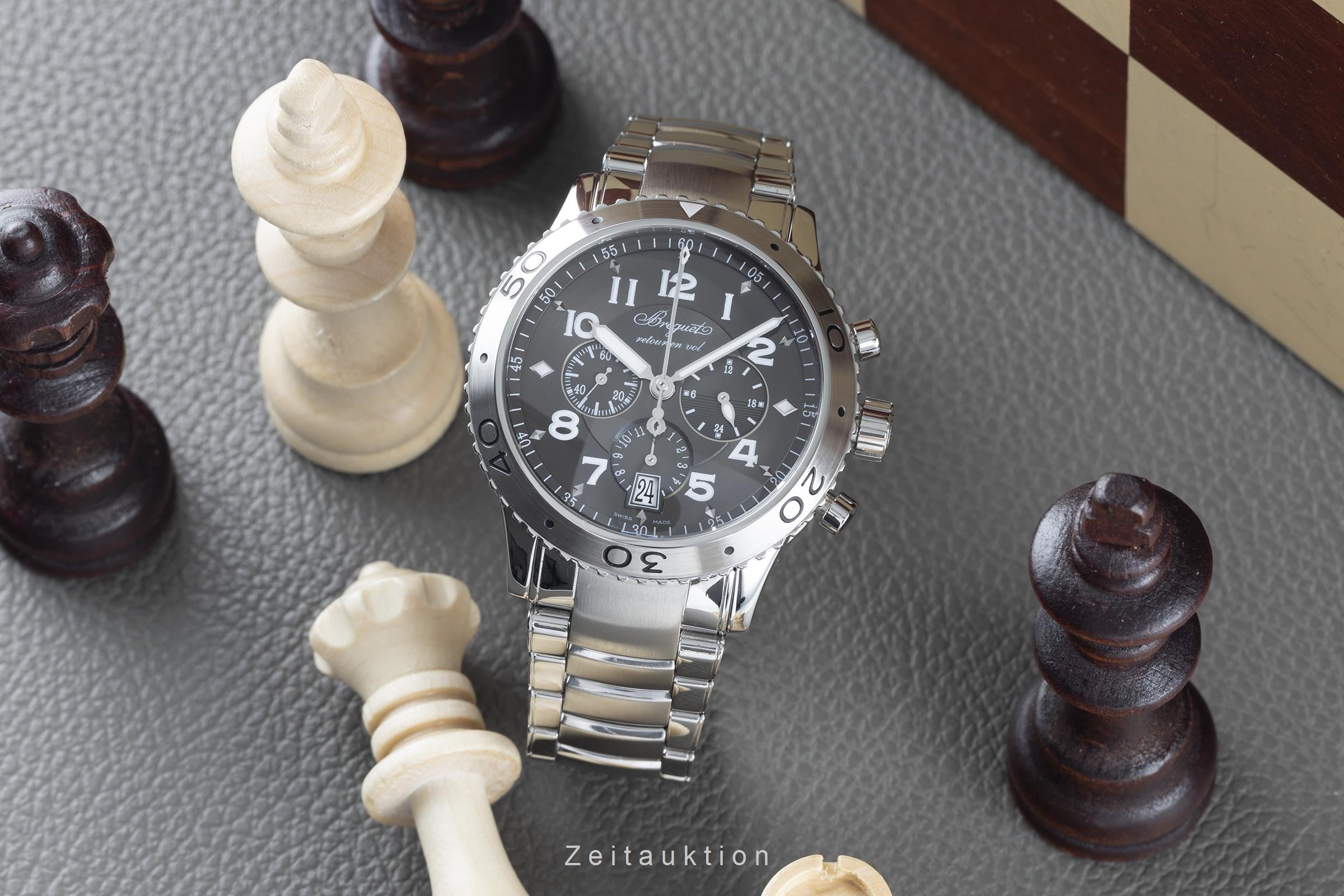 Breguet Type XXI chronograph steel automatic men's watch 3810 LP: 15600EUR  [2202404]