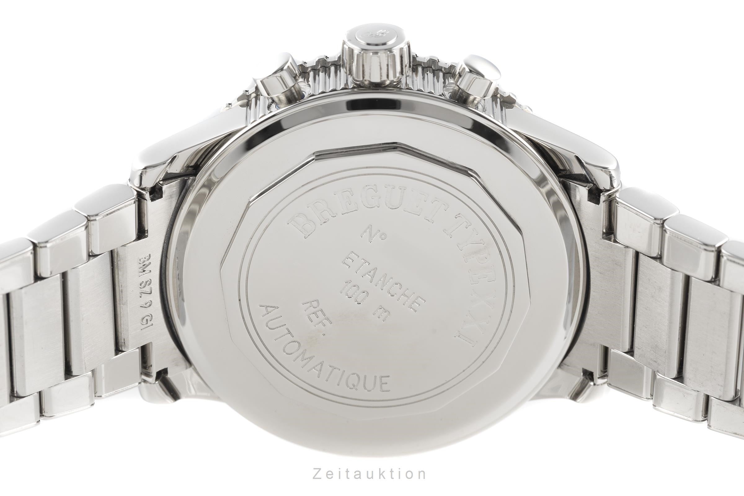 Breguet Type XXI chronograph steel automatic men's watch 3810 LP: 15600EUR  [2202404]