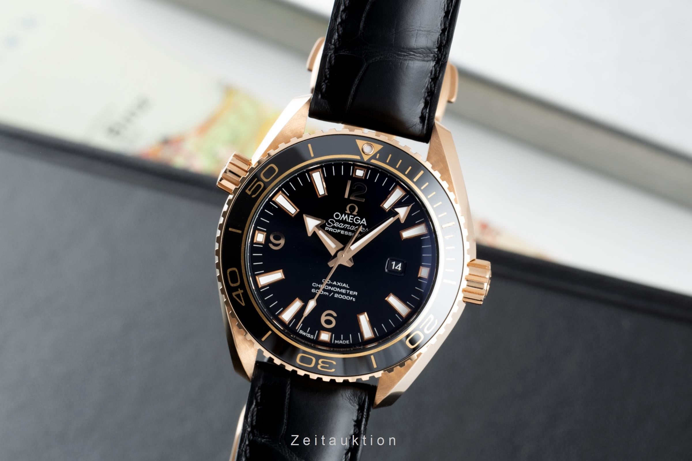 Omega Seamaster oro rosado de 18 quilates automático reloj para caballeros 232.63.38.20.01.001  [2202453]