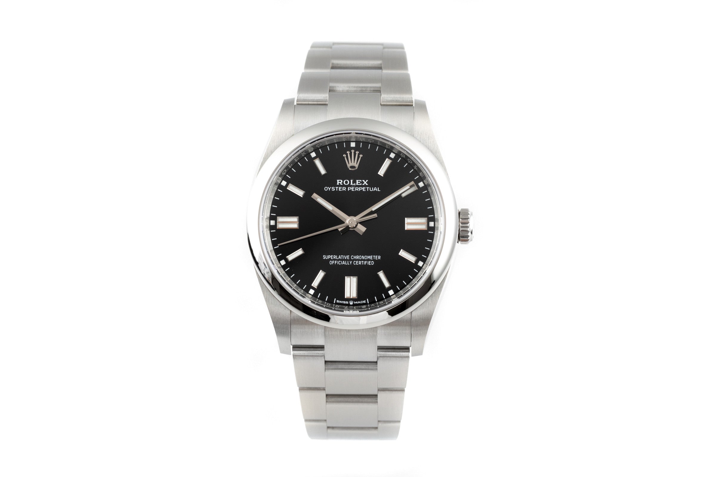 Rolex Oyster Perpetual acciaio automatismo orologio da uomo 126000  [2202482]