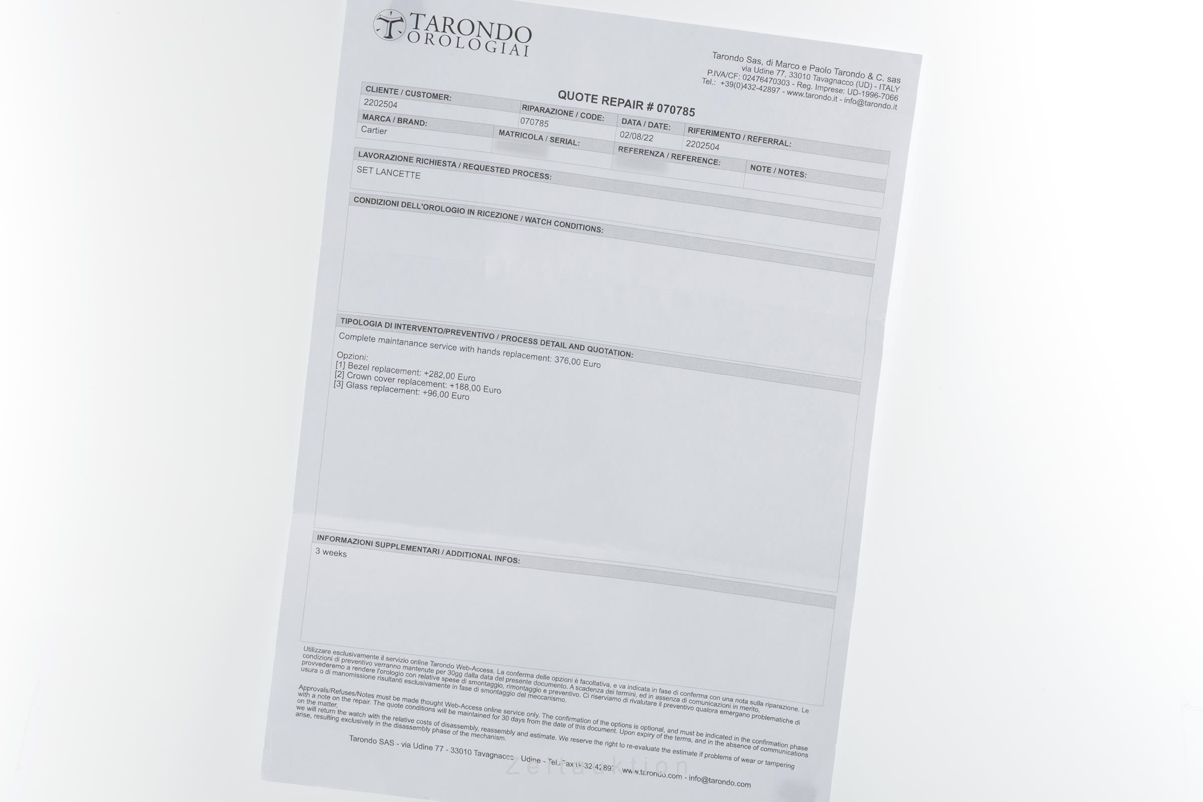 Cartier Pasha chronograph steel quartz men's watch 1050, W31018H3  [2202504]