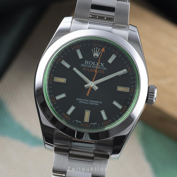 Rolex Milgauss acero automático reloj para caballeros 116400  [2202508]