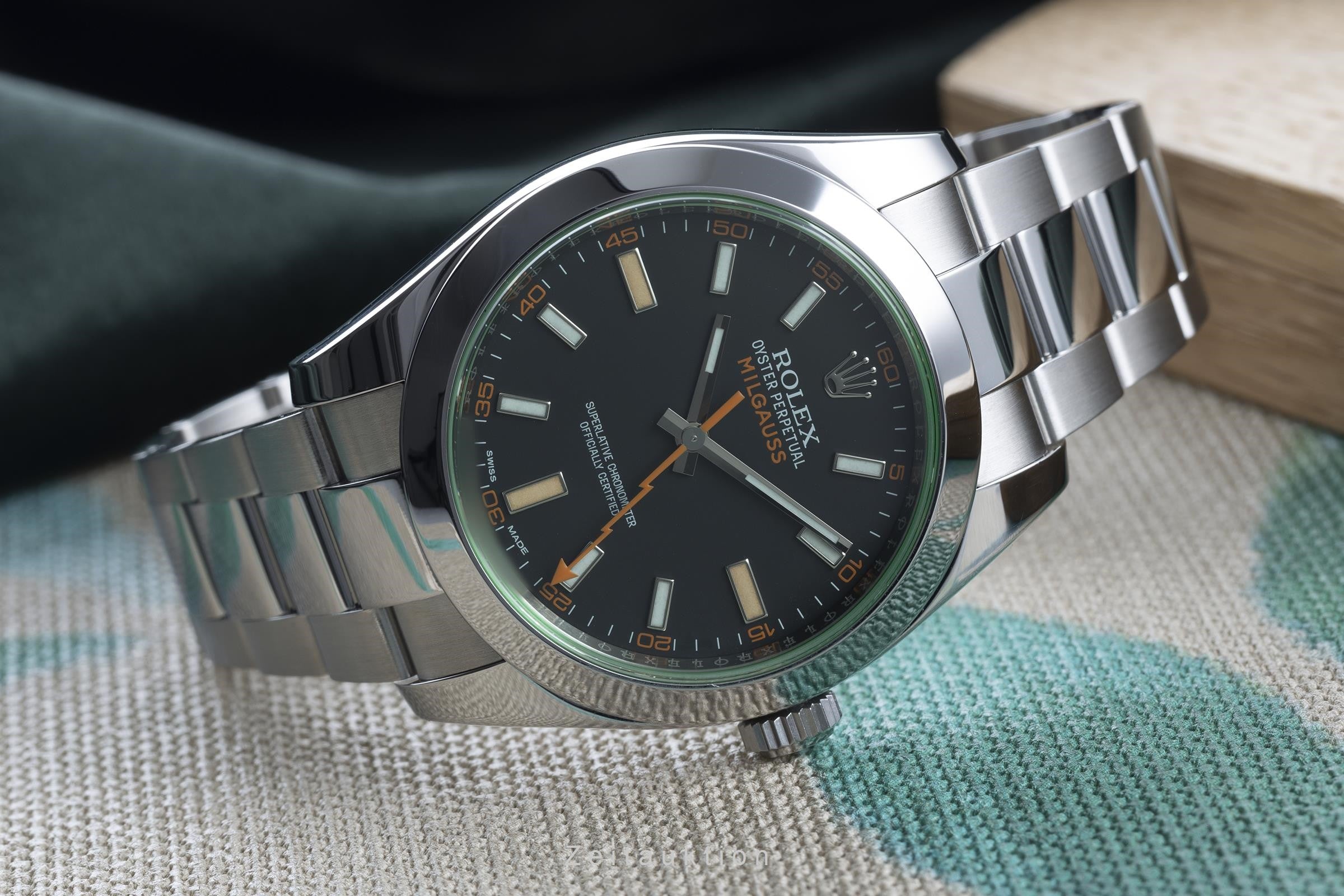 Rolex Milgauss acero automático reloj para caballeros 116400  [2202508]