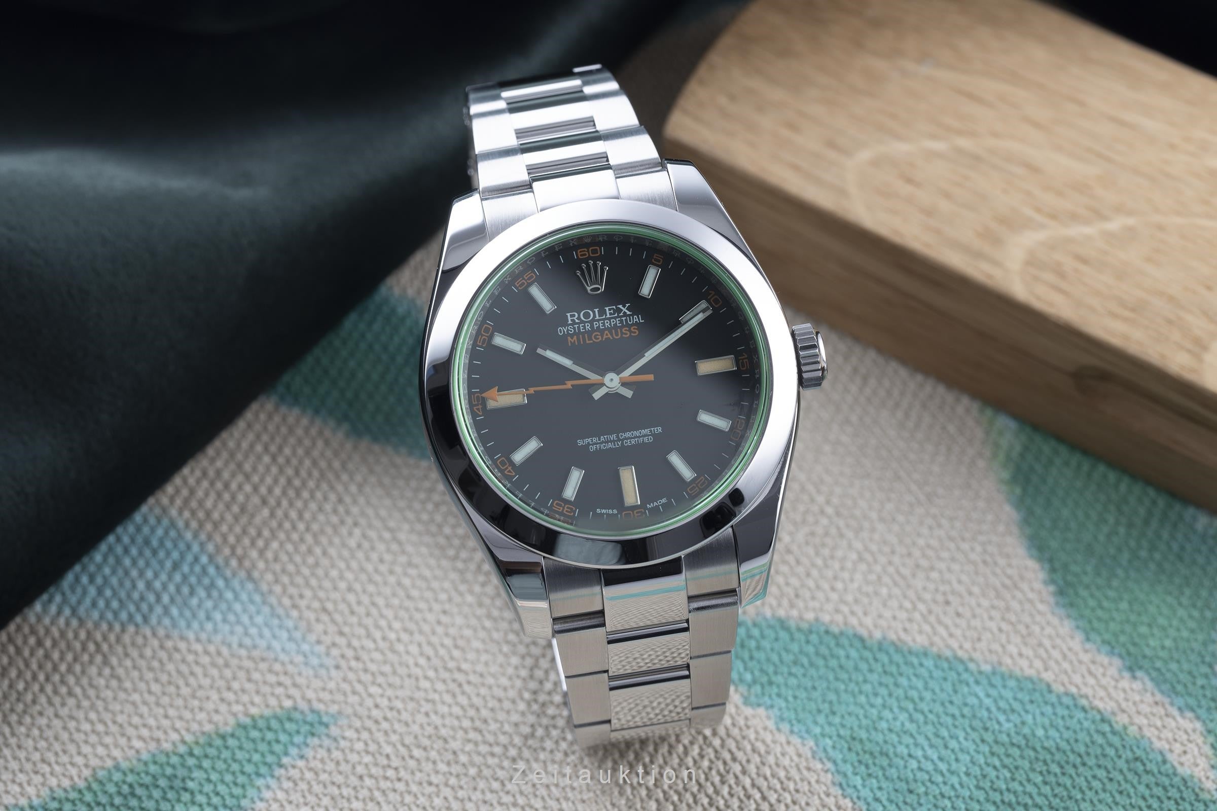 Rolex Milgauss acero automático reloj para caballeros 116400  [2202508]