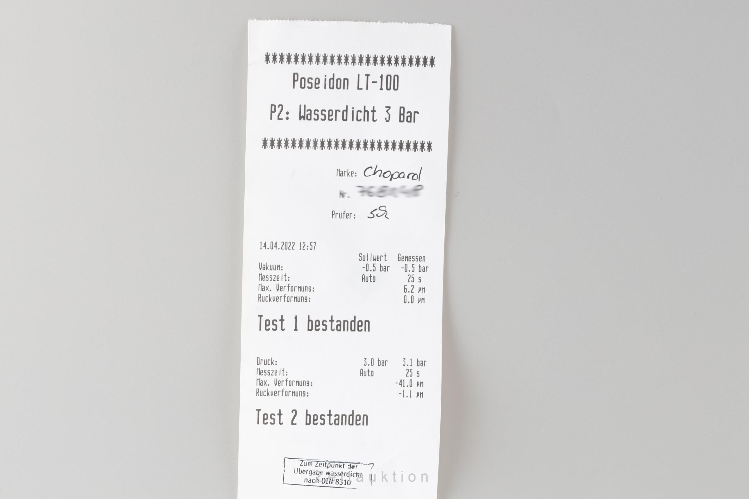 Chopard José Carreras steel automatic men's watch 16/8413 Limited  [2202546]