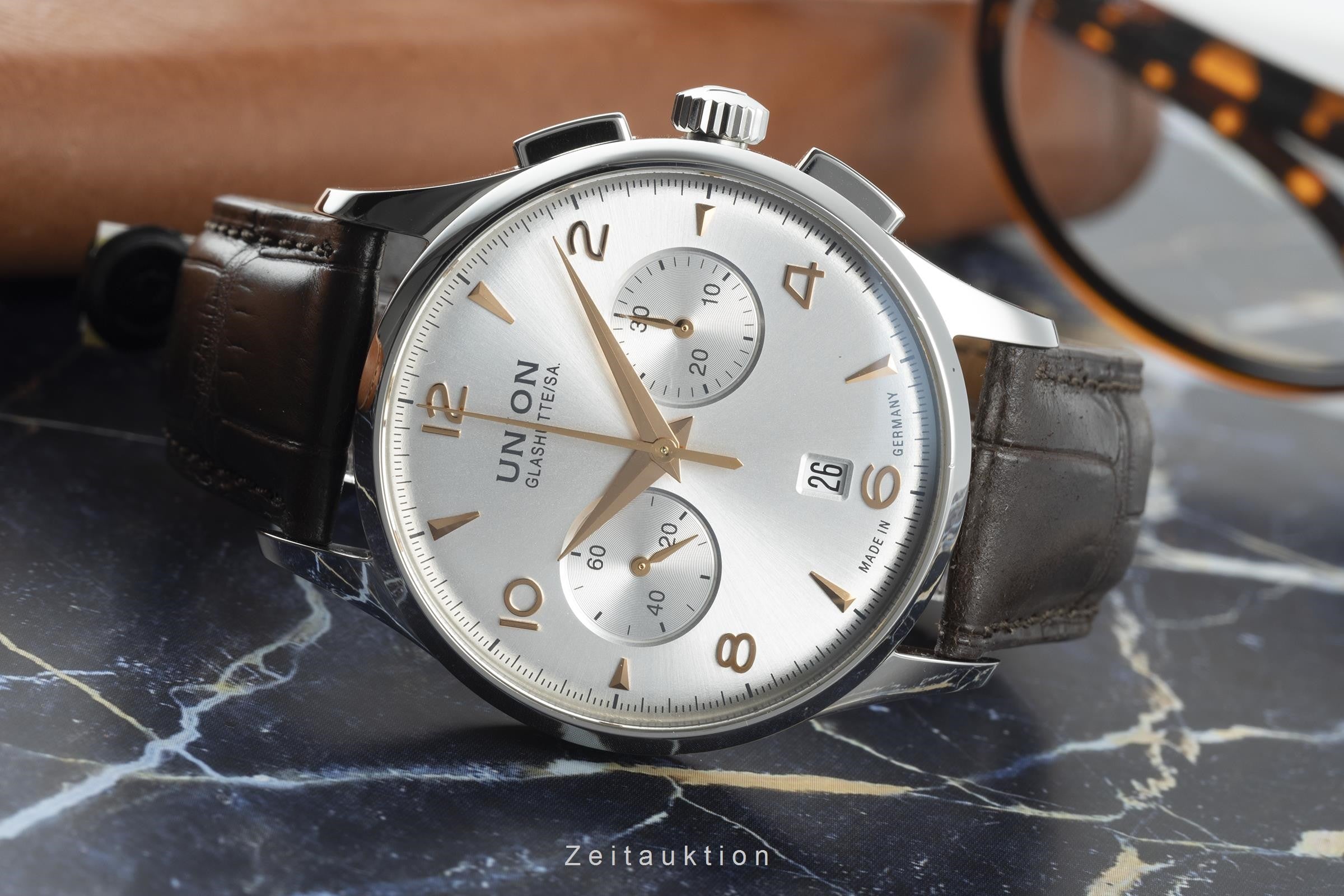 Union Glashütte Noramis Chronograph Automatik D005.427.16.037.01 B&P VP: 2950 € [2202631]
