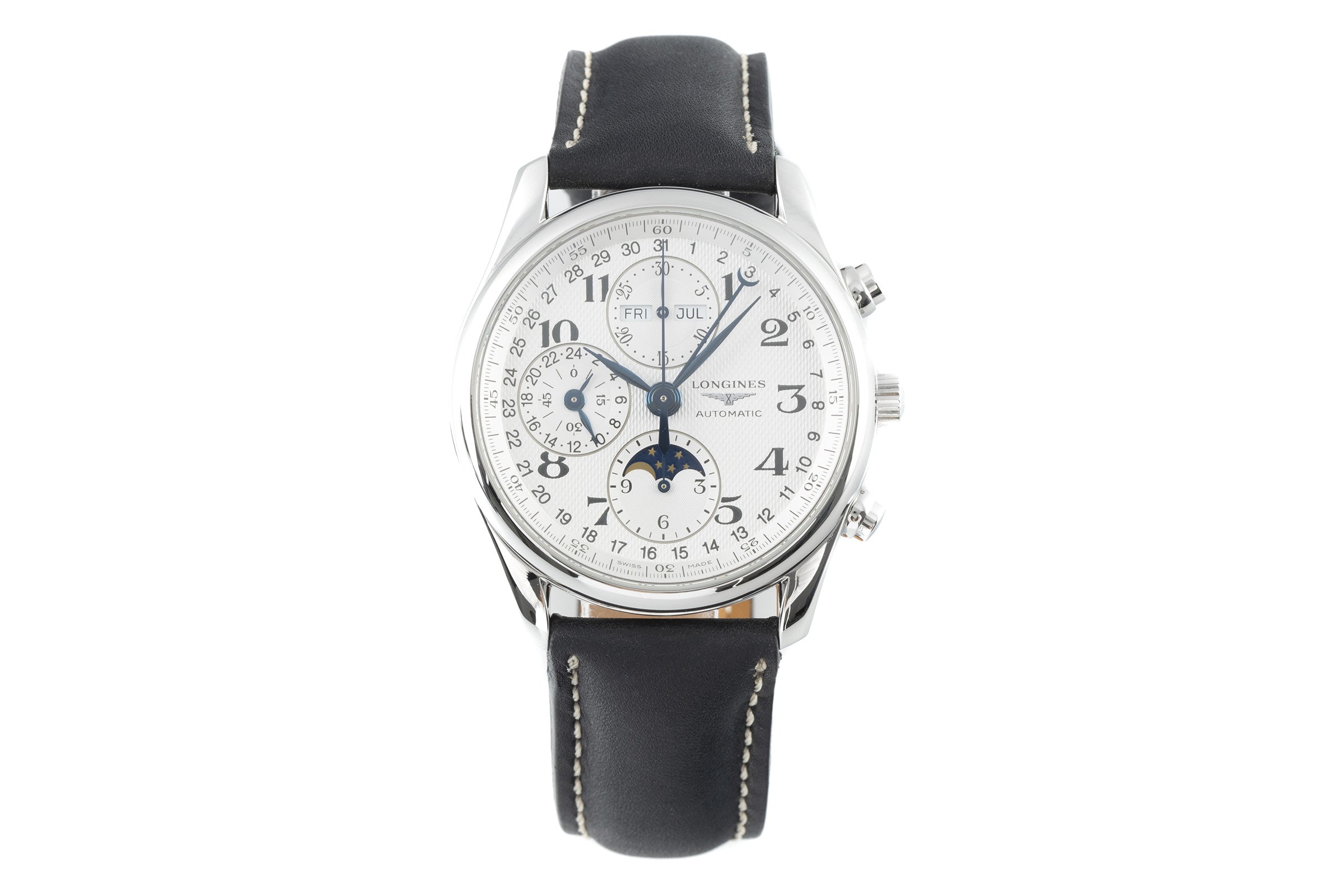 Longines Master Collection chronograph steel automatic men's watch L2.673.4 LP: 3110EUR  [2202734]