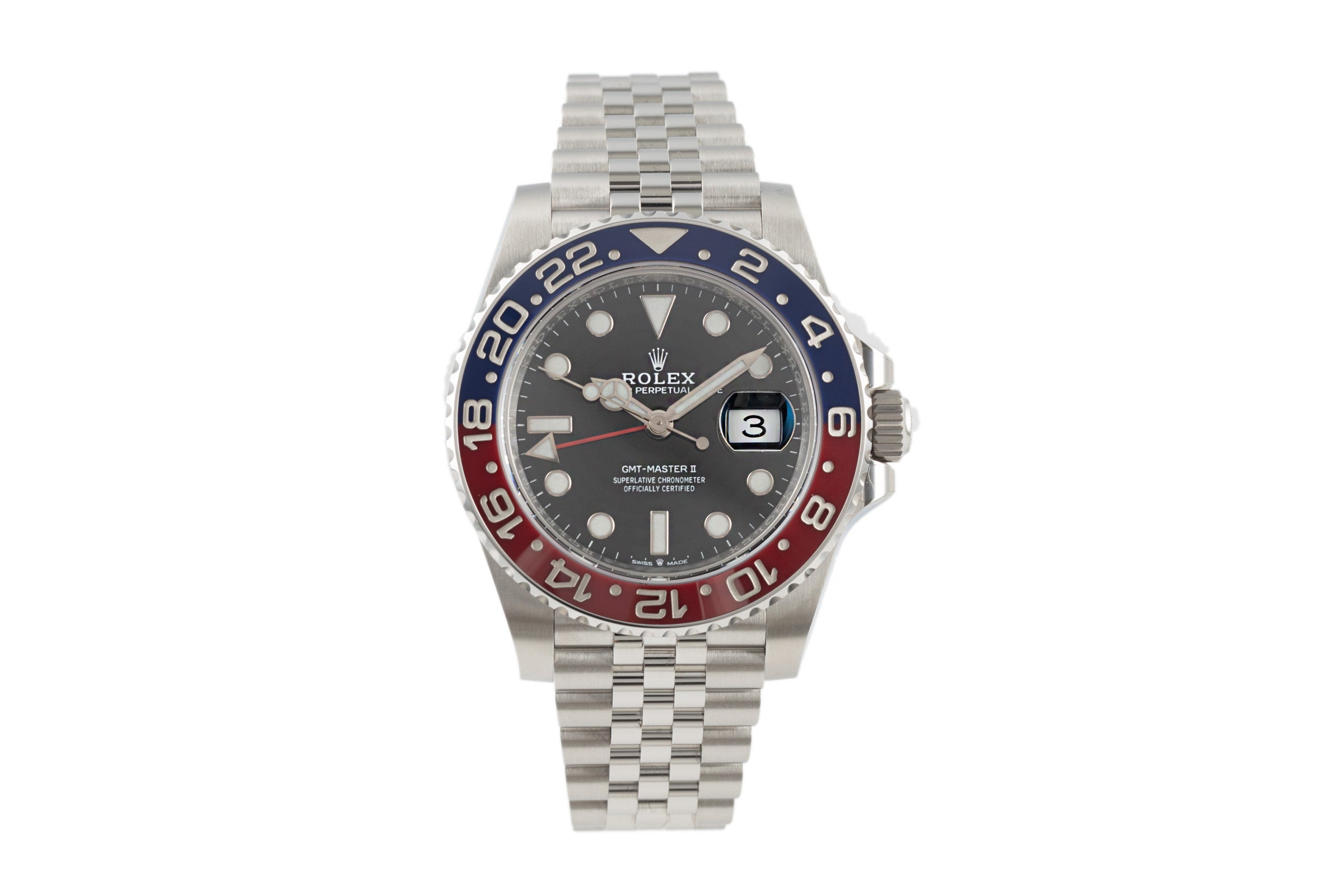Rolex GMT-Master II acier automatique montre pour hommes 126710BLRO  [2202765]