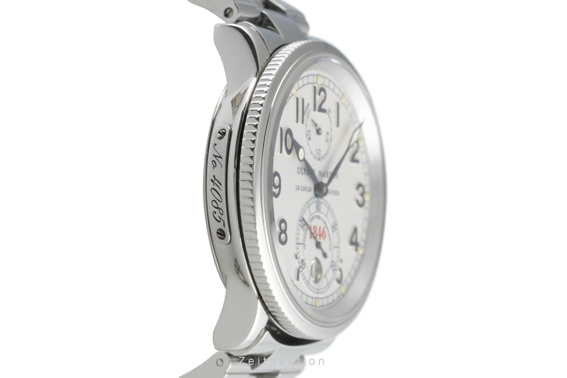 Ulysse Nardin Marine Chronometer steel automatic men's watch 263-22  [2202815]