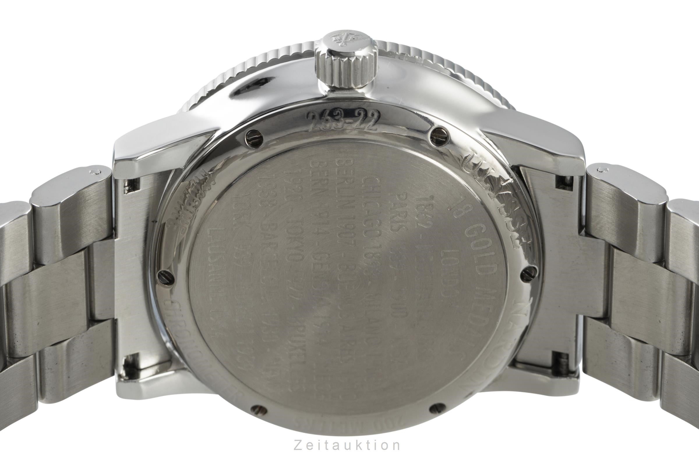 Ulysse Nardin Marine Chronometer steel automatic men's watch 263-22  [2202815]