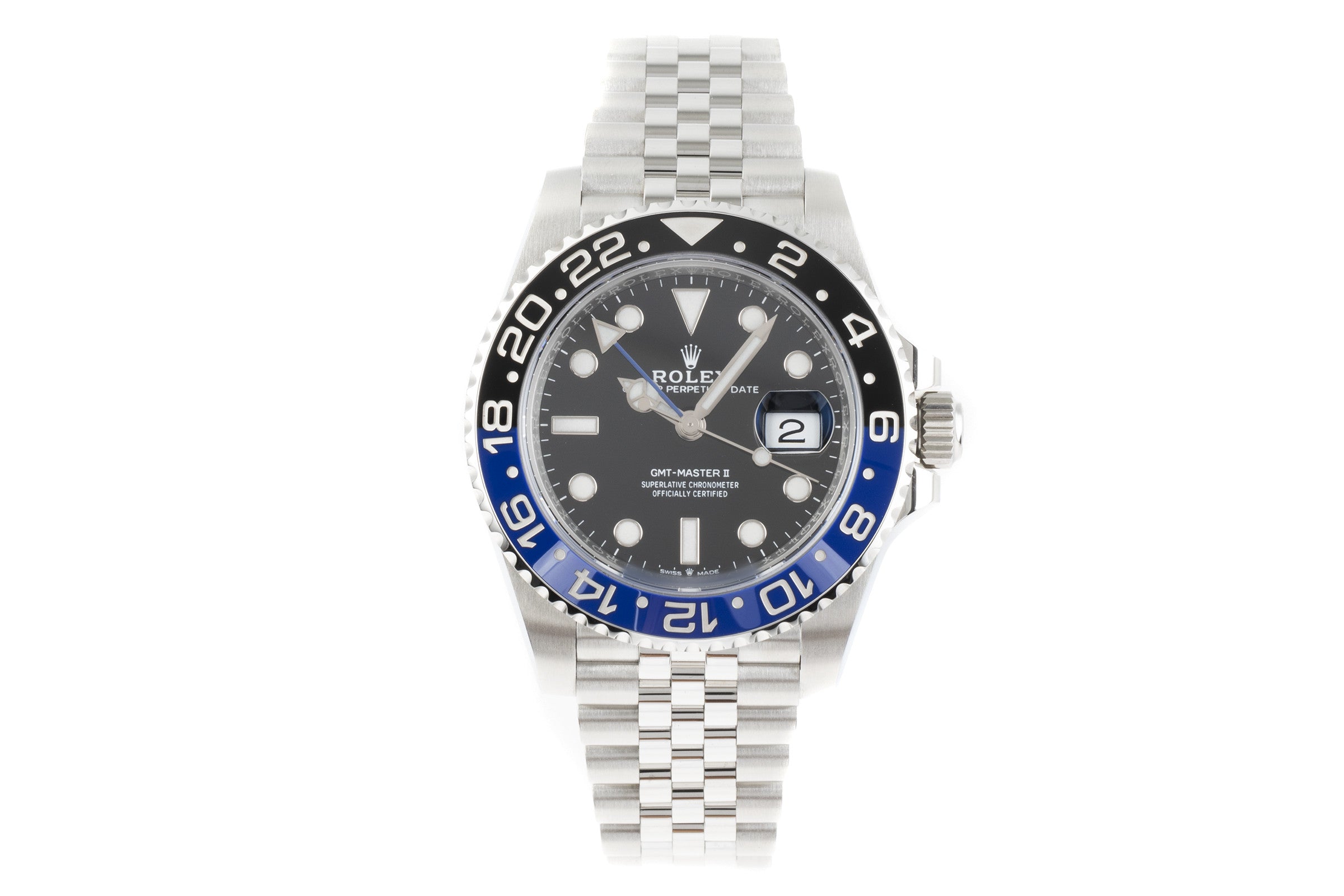 Rolex GMT-Master II steel automatic men's watch 126710BLNR  [2202819]