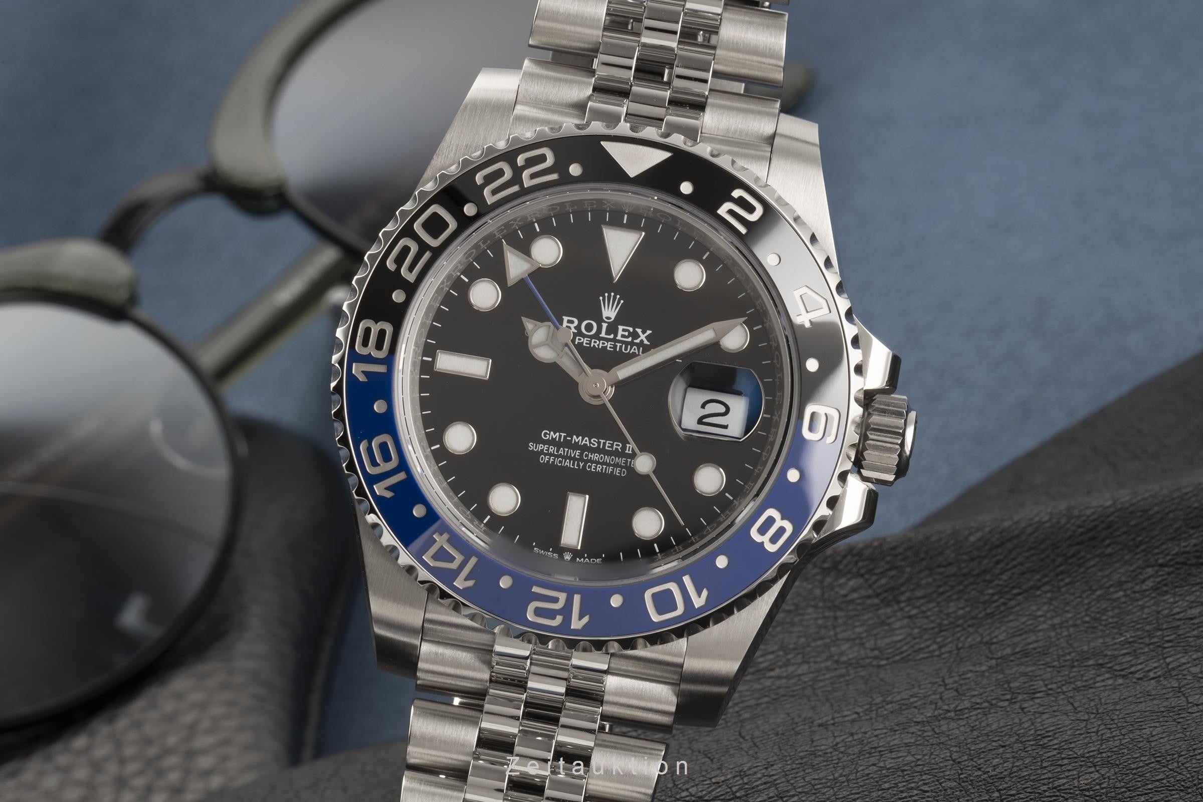 Rolex GMT-Master II steel automatic Kal. 3285 Ref. 126710BLNR