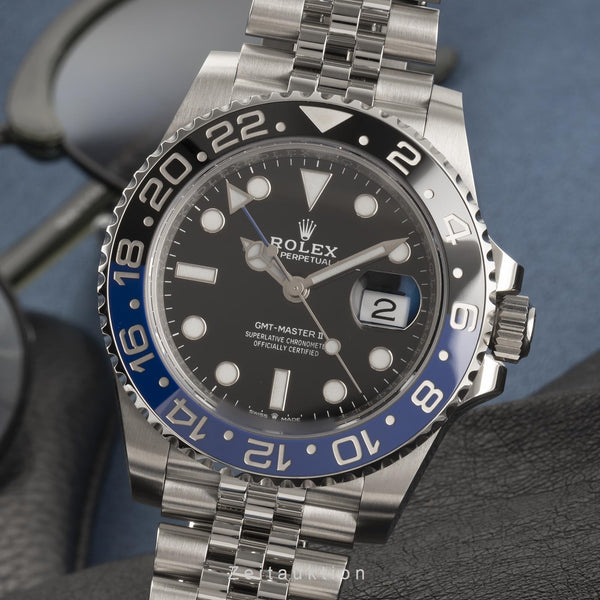 Rolex GMT-Master II steel automatic men's watch 126710BLNR  [2202819]