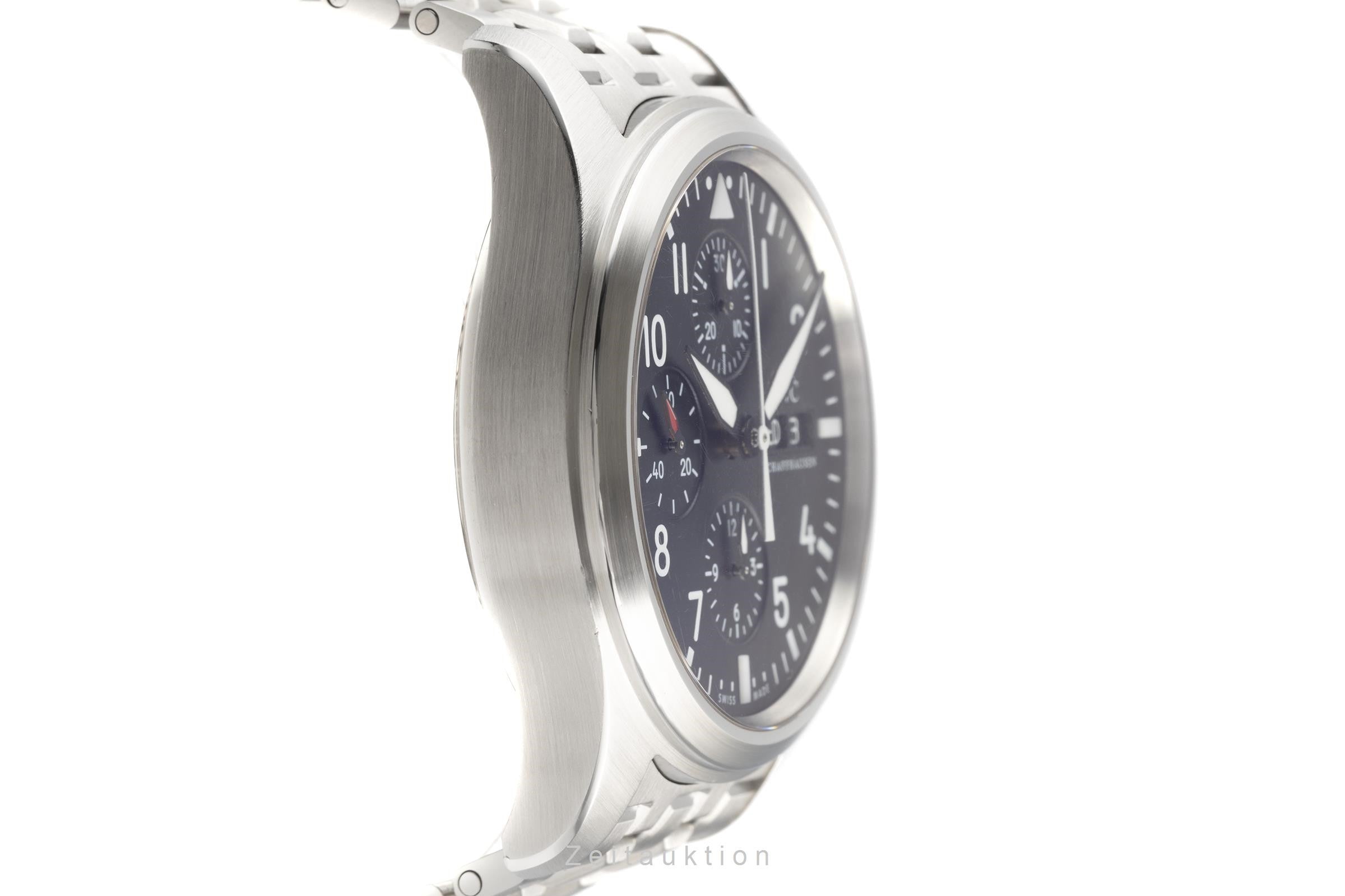 IWC Fliegeruhr cronografo acciaio automatismo orologio da uomo 3717 LP: 8100EUR  [2202859]