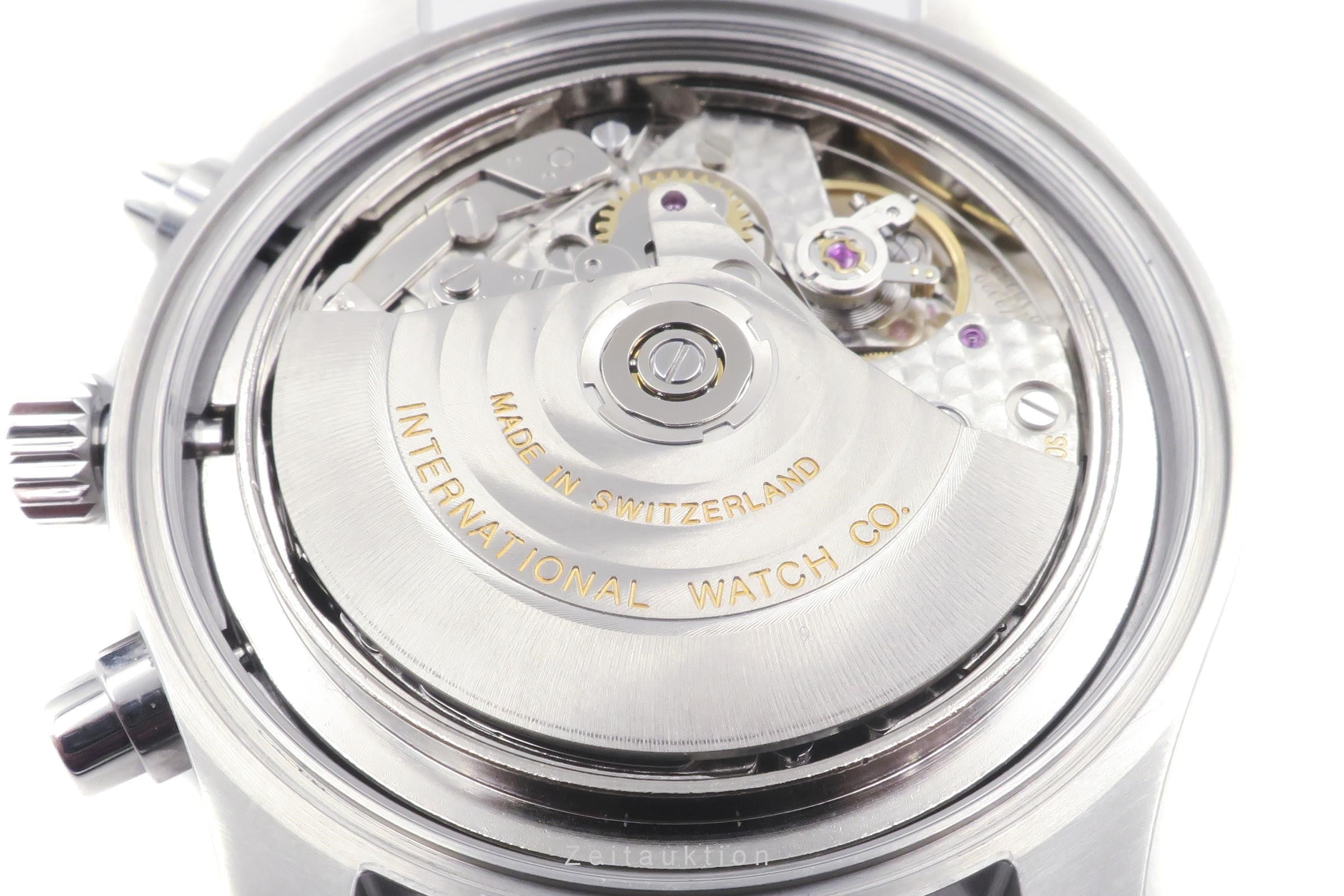 IWC Fliegeruhr chronograph steel automatic men's watch 3717 LP: 8100EUR  [2202859]