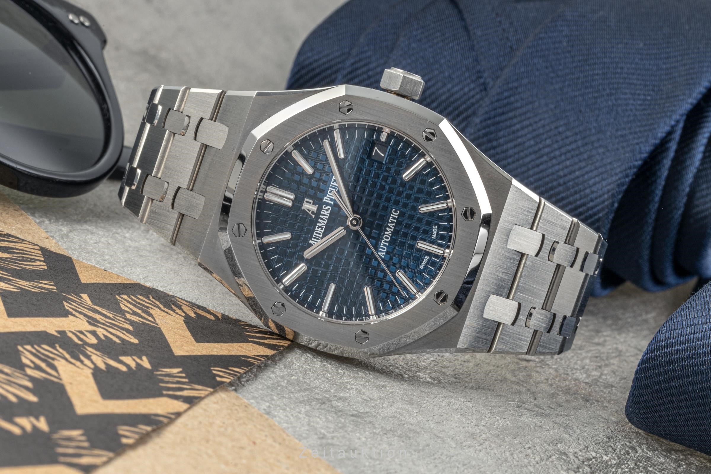 15450 Grey Dial Ap Royal Oak 15450 Review 15450st Blue Audemars