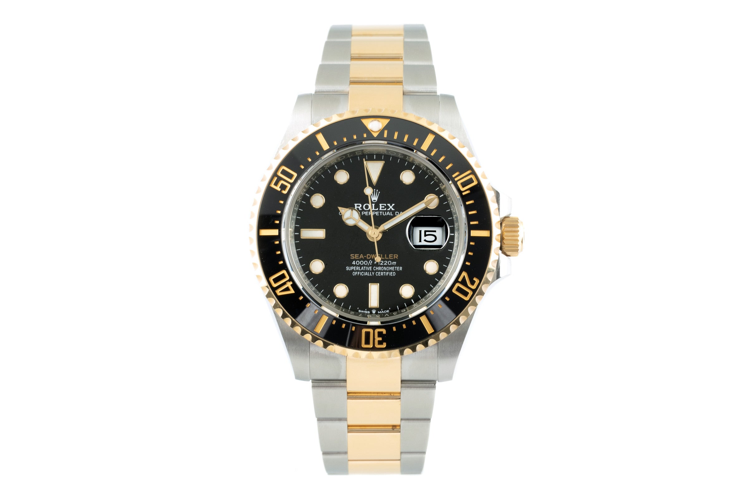 Rolex Sea-Dweller Stahl / Gold Automatik Herrenuhr Ref. 126603 Box & Papiere [2203008]