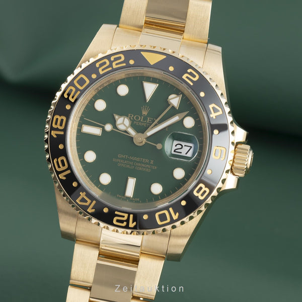 Rolex GMT-Master II 18 ct gold automatic men's watch 116718  [2203014]