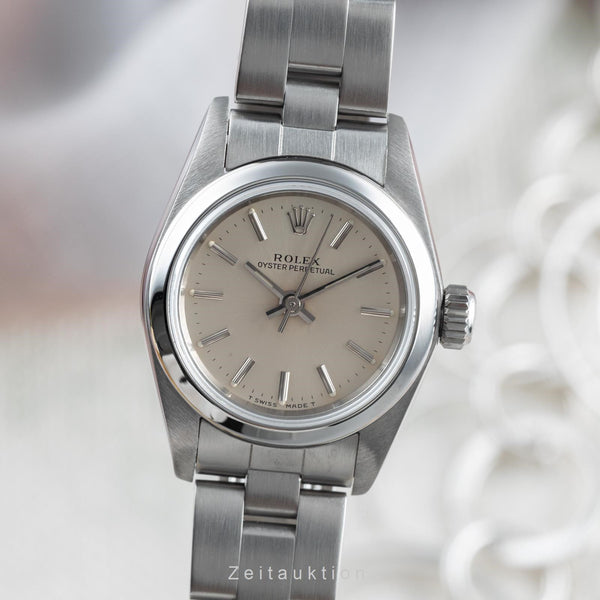 Rolex Oyster Perpetual acero automático reloj para damas  67180  [2203021]