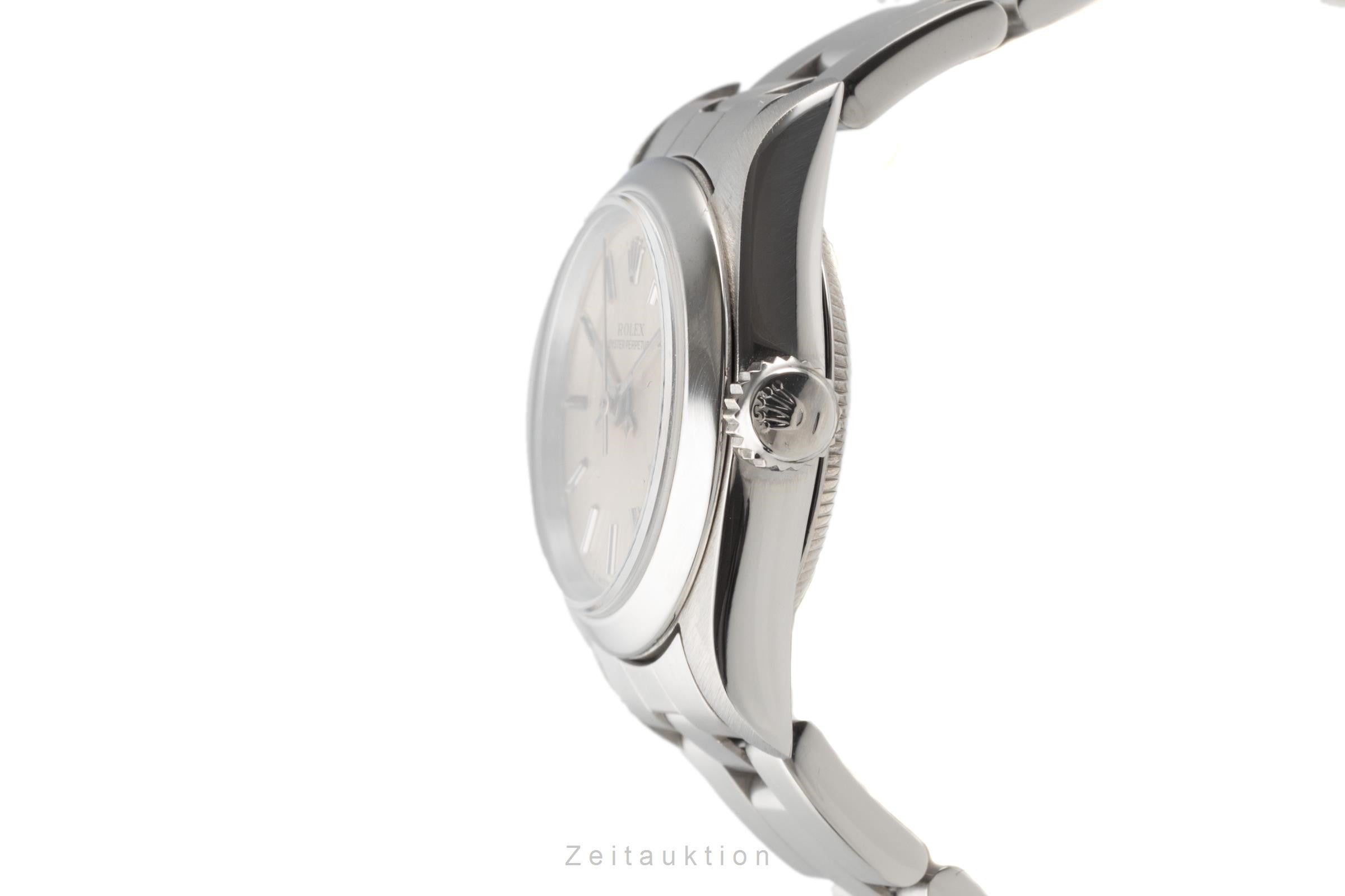 Rolex Oyster Perpetual acero automático reloj para damas  67180  [2203021]