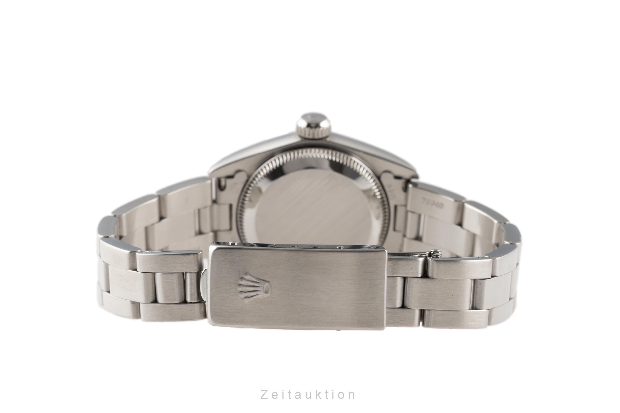 Rolex Oyster Perpetual acero automático reloj para damas  67180  [2203021]