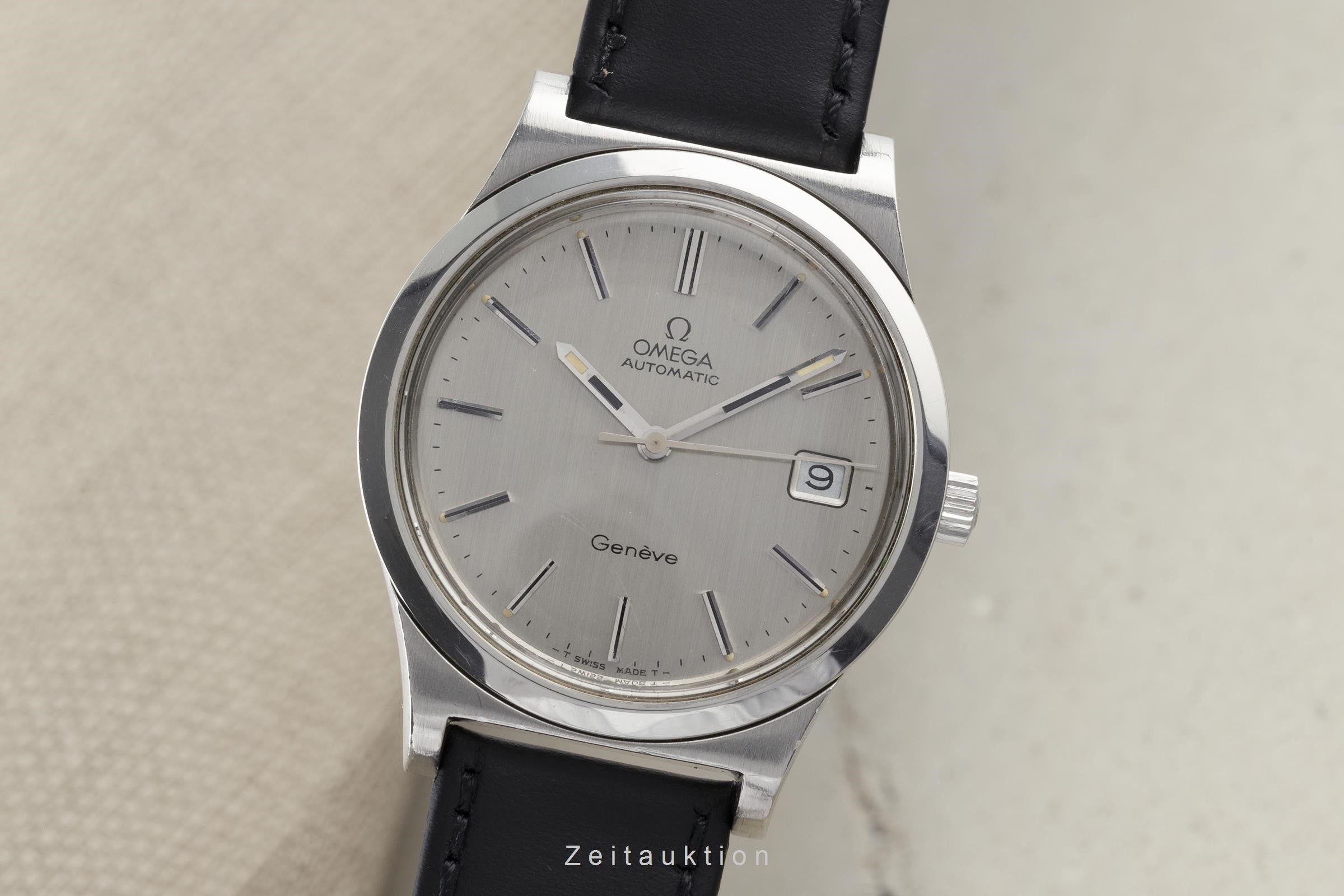 Omega Geneve steel automatic men's watch 166.0168 Vintage  [2203025]