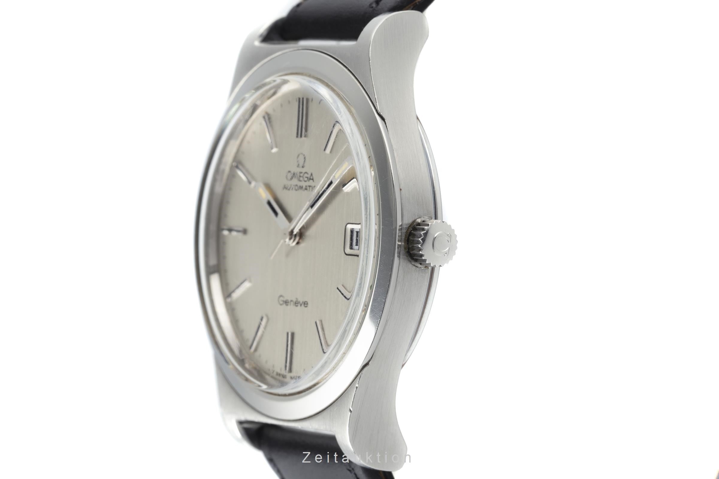 Omega Geneve steel automatic men's watch 166.0168 Vintage  [2203025]