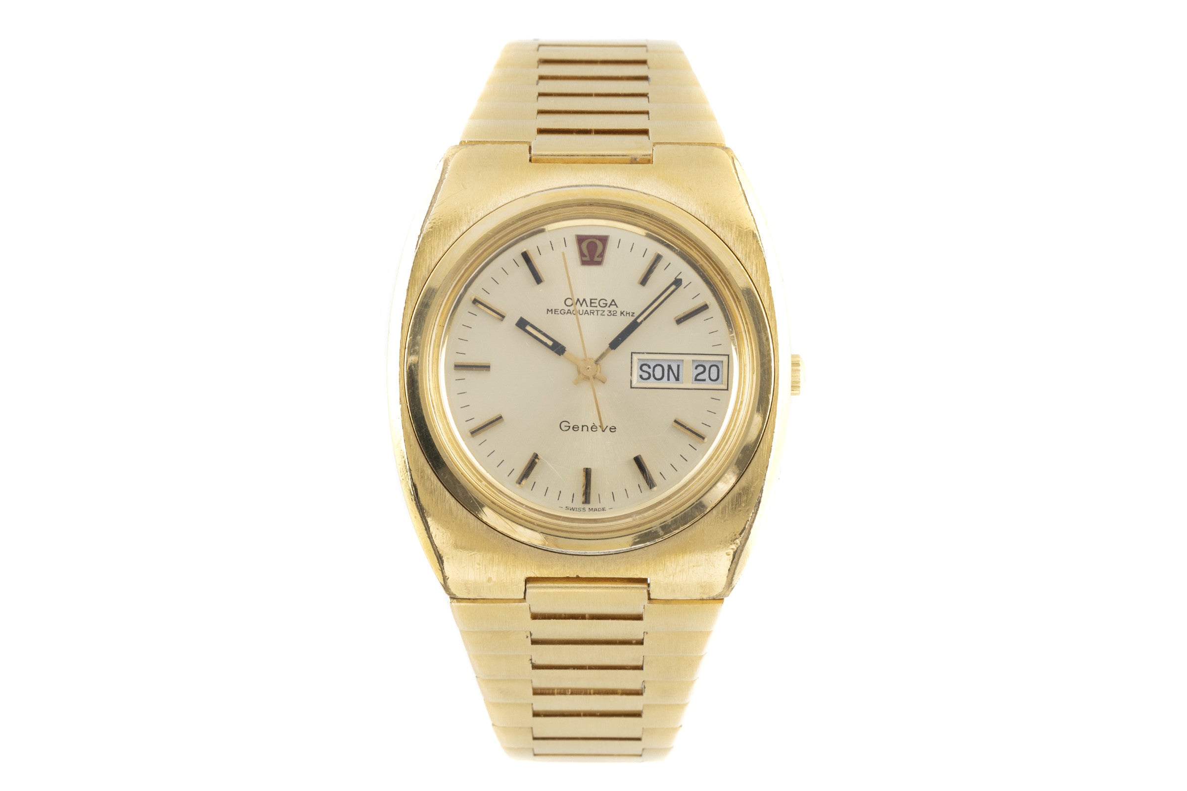 Omega Megaquartz 32 kHz Day Date Kaliber 1310 Herrenuhr Ref.196.0033 [2203028]