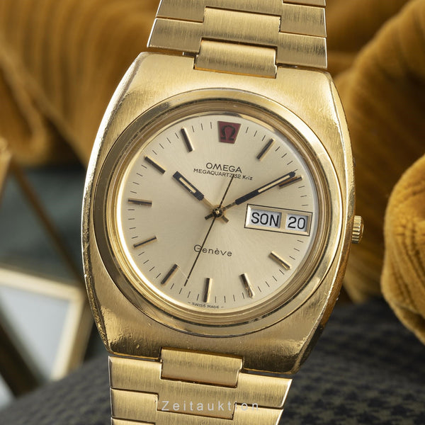 Omega Megaquartz 32 kHz Day Date Kaliber 1310 Herrenuhr Ref.196.0033 [2203028]