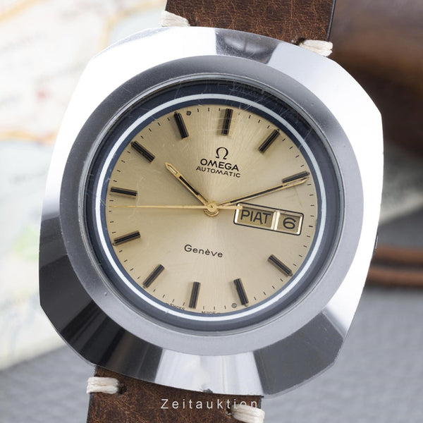 Omega Seamaster acero automático reloj para caballeros 166.078 Vintage  [2203031]