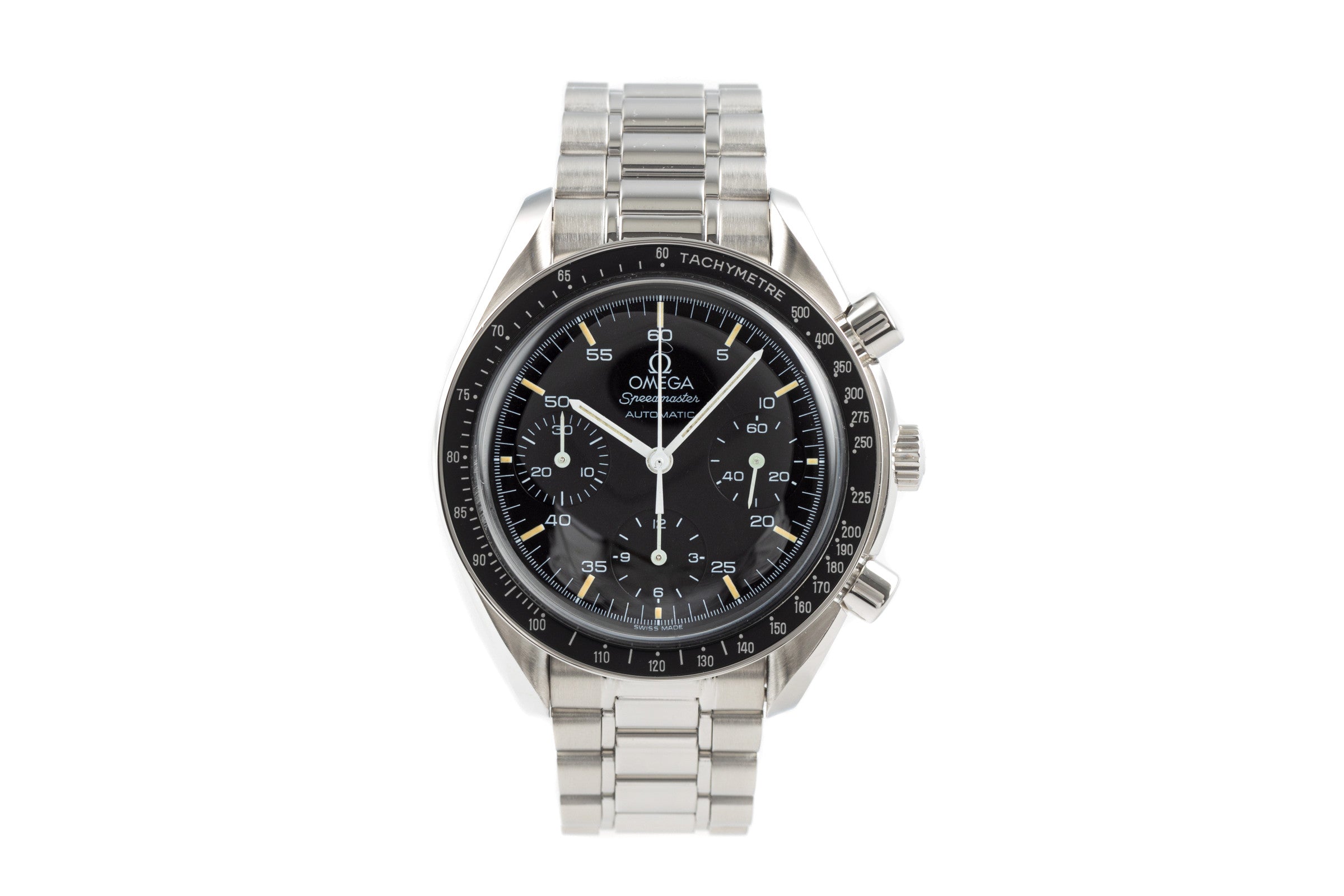 Omega Speedmaster chronograph steel automatic men's watch 3510.50.00, 175.0032.1, 175.0033.1  [2203038]