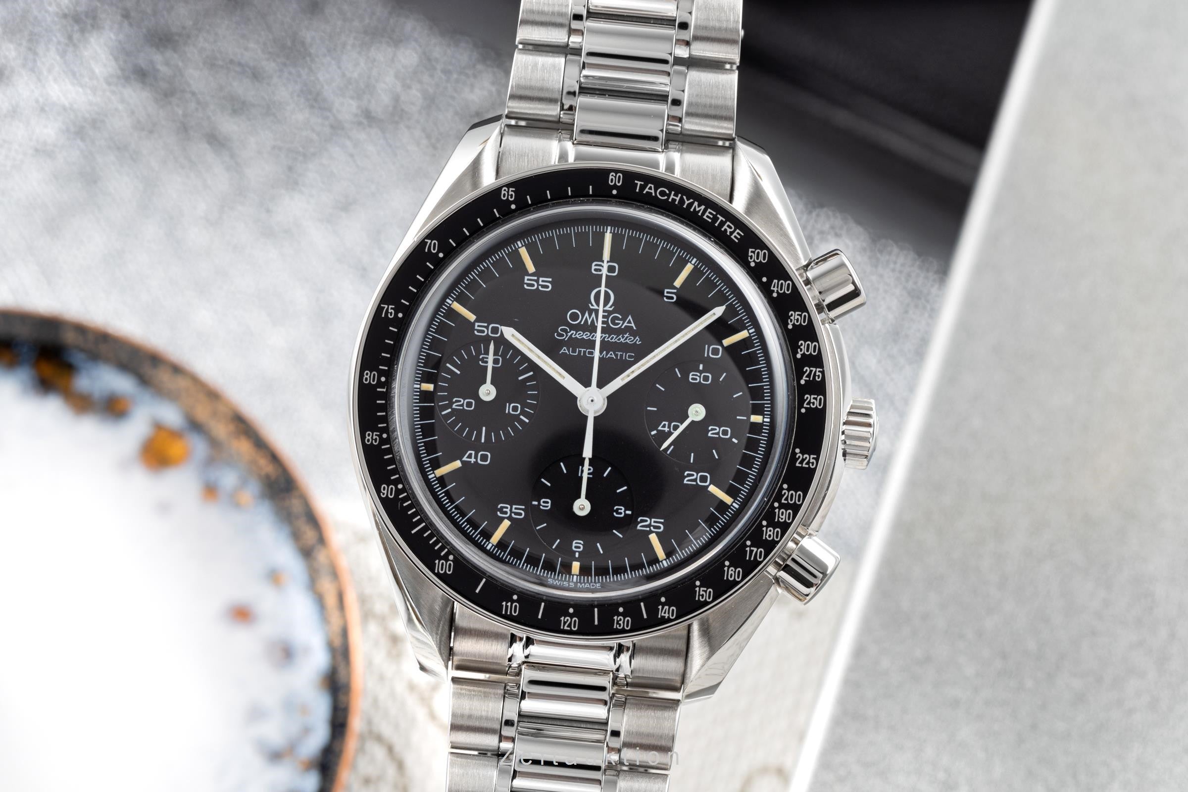 Omega Speedmaster chronograph steel automatic men's watch 3510.50.00, 175.0032.1, 175.0033.1  [2203038]
