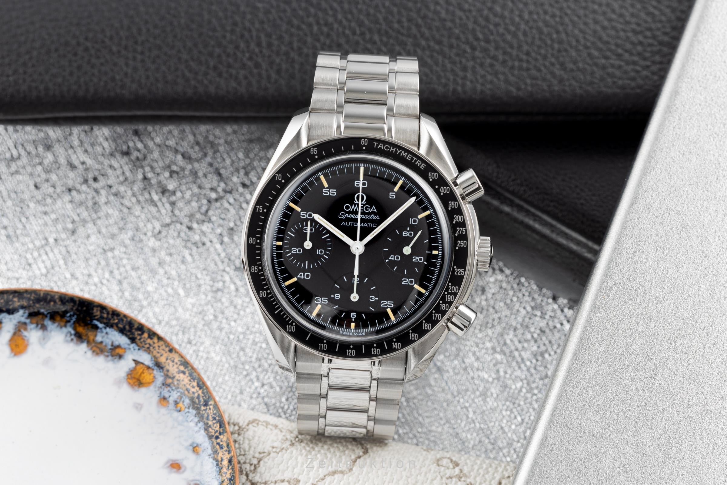 Omega Speedmaster chronograph steel automatic men's watch 3510.50.00, 175.0032.1, 175.0033.1  [2203038]