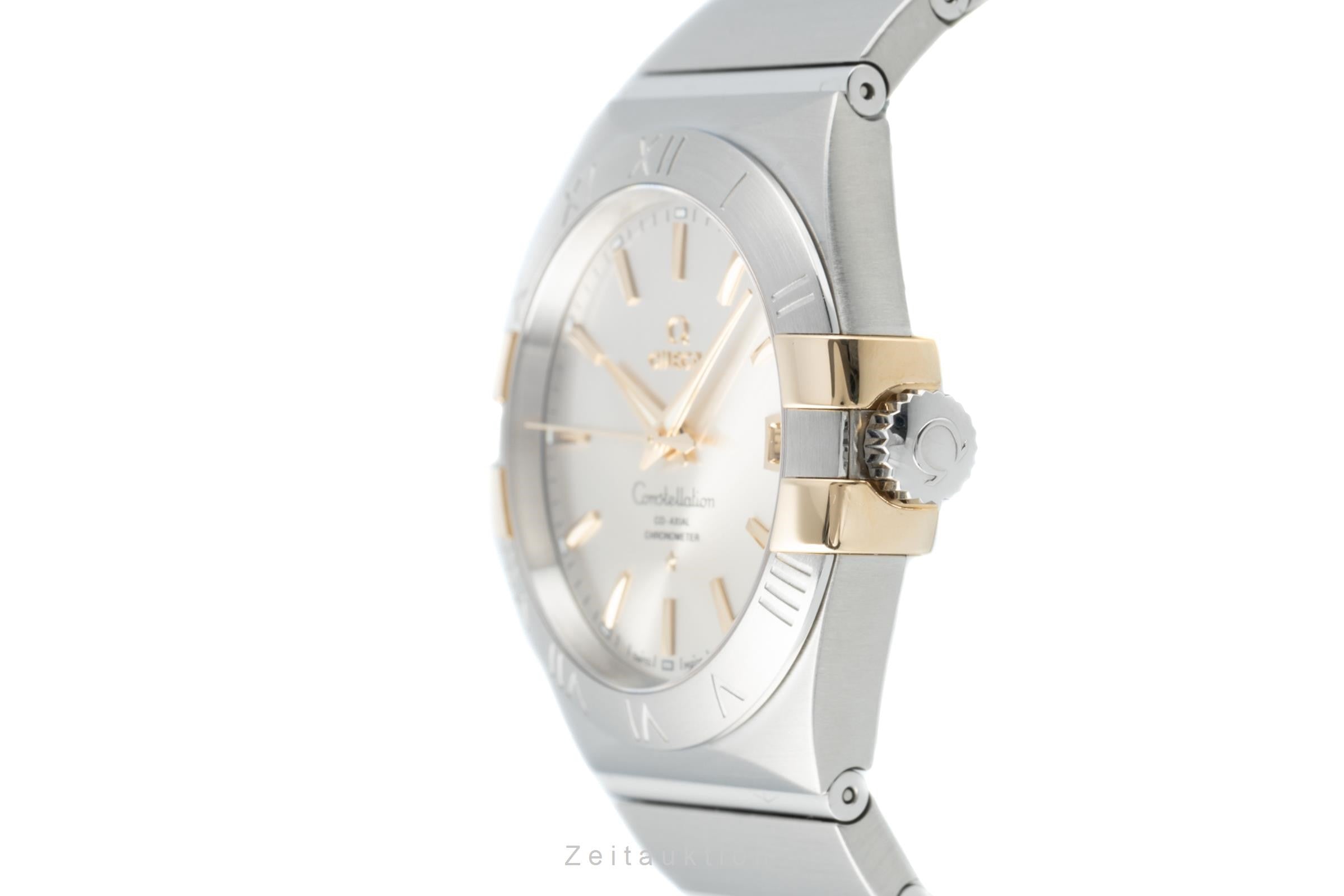 Omega Constellation acero / oro automático reloj para caballeros 123.20.38.21.02.005 LP: 6600EUR  [2203049]