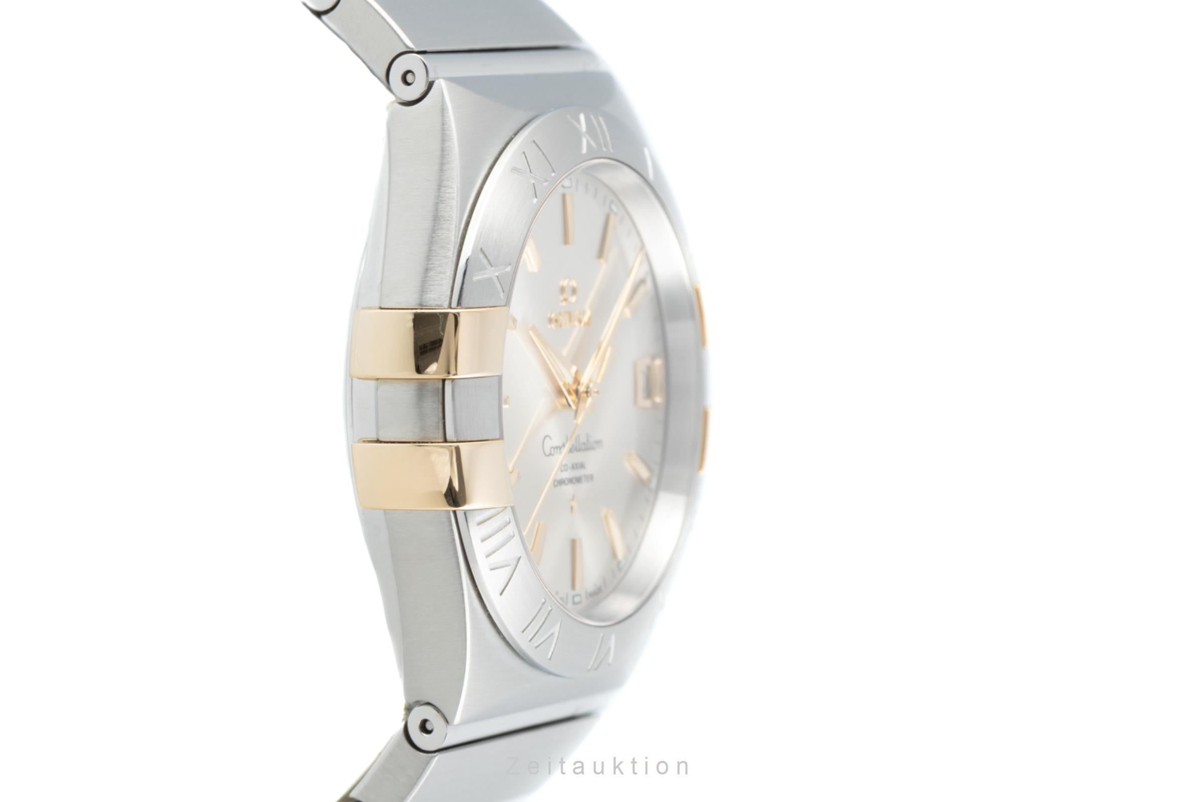 Omega Constellation acero / oro automático reloj para caballeros 123.20.38.21.02.005 LP: 6600EUR  [2203049]