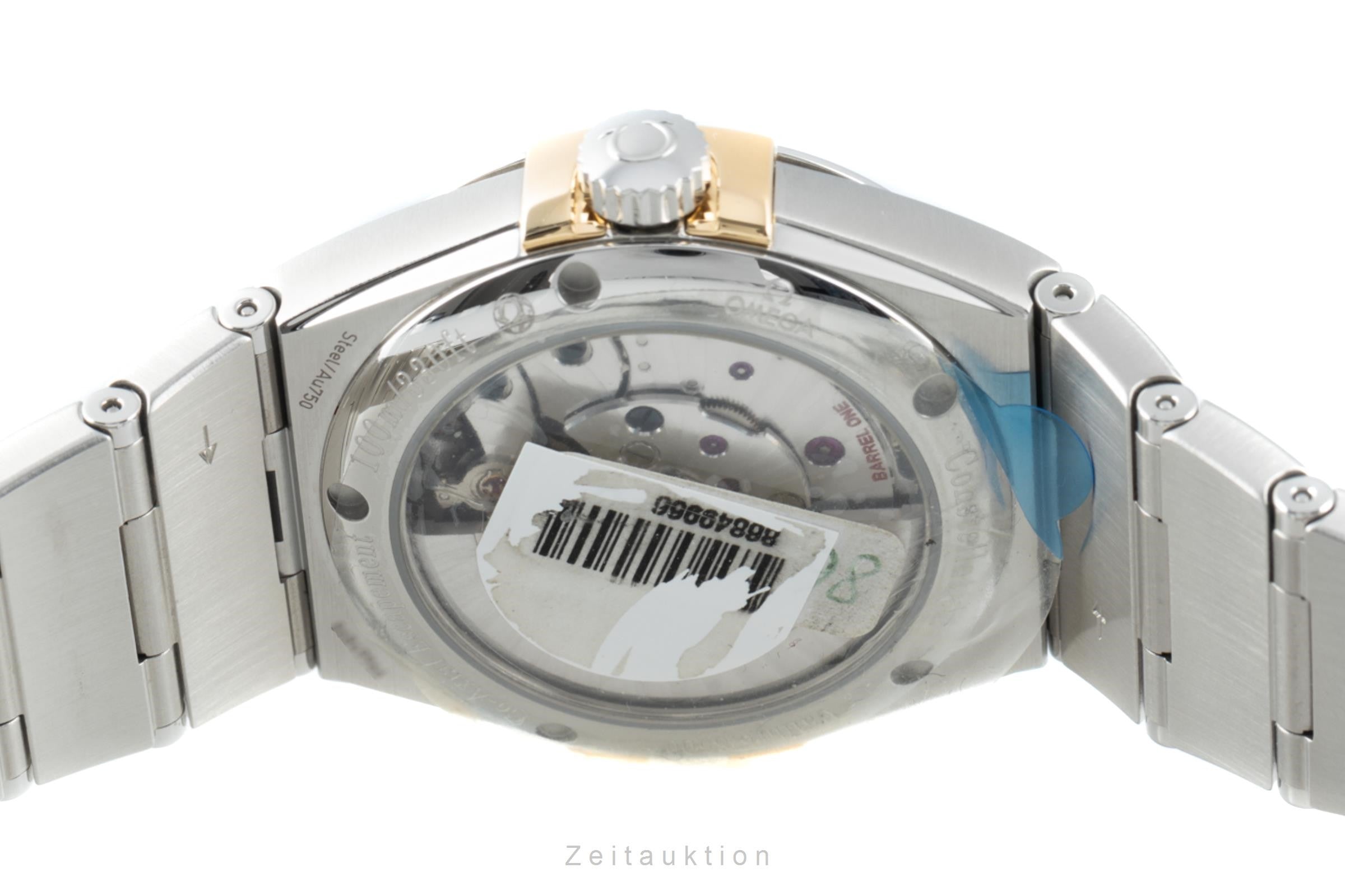 Omega Constellation acero / oro automático reloj para caballeros 123.20.38.21.02.005 LP: 6600EUR  [2203049]