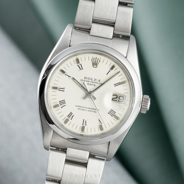 Rolex Date acier automatique montre pour hommes 1500 Vintage  [2203134]