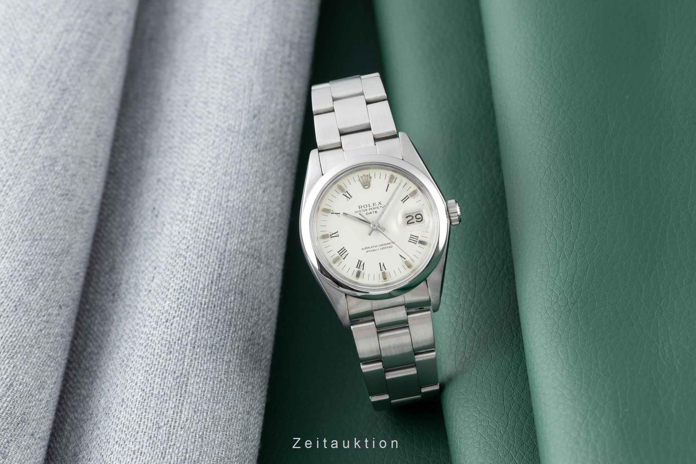 Rolex Date acier automatique montre pour hommes 1500 Vintage  [2203134]