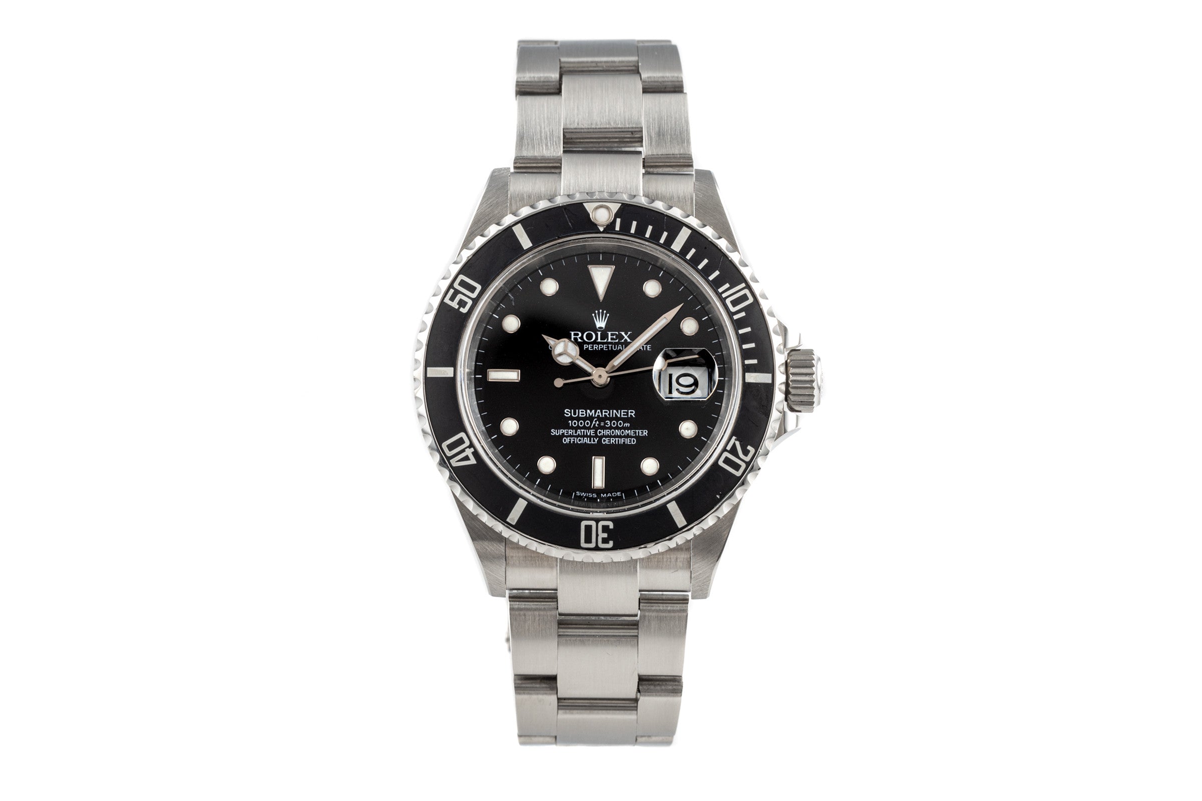 Rolex Submariner acier automatique montre pour hommes 16610T  [2203153]