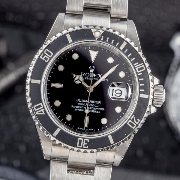 Rolex Submariner acier automatique montre pour hommes 16610T  [2203153]