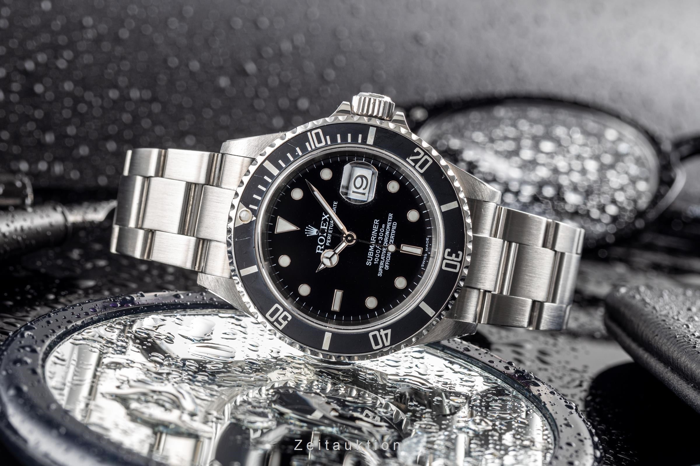 Rolex Submariner acier automatique montre pour hommes 16610T  [2203153]