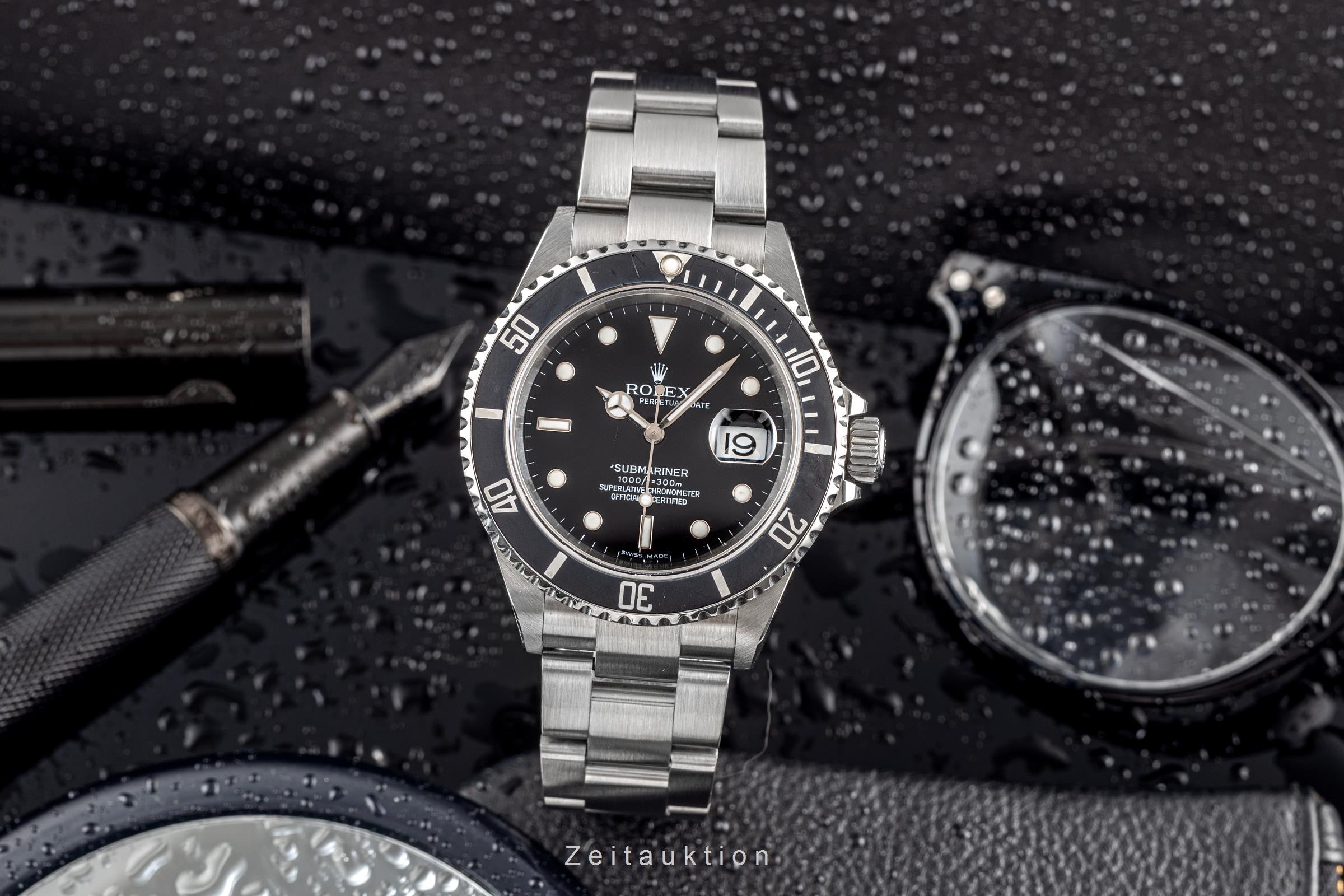 Rolex Submariner acier automatique montre pour hommes 16610T  [2203153]