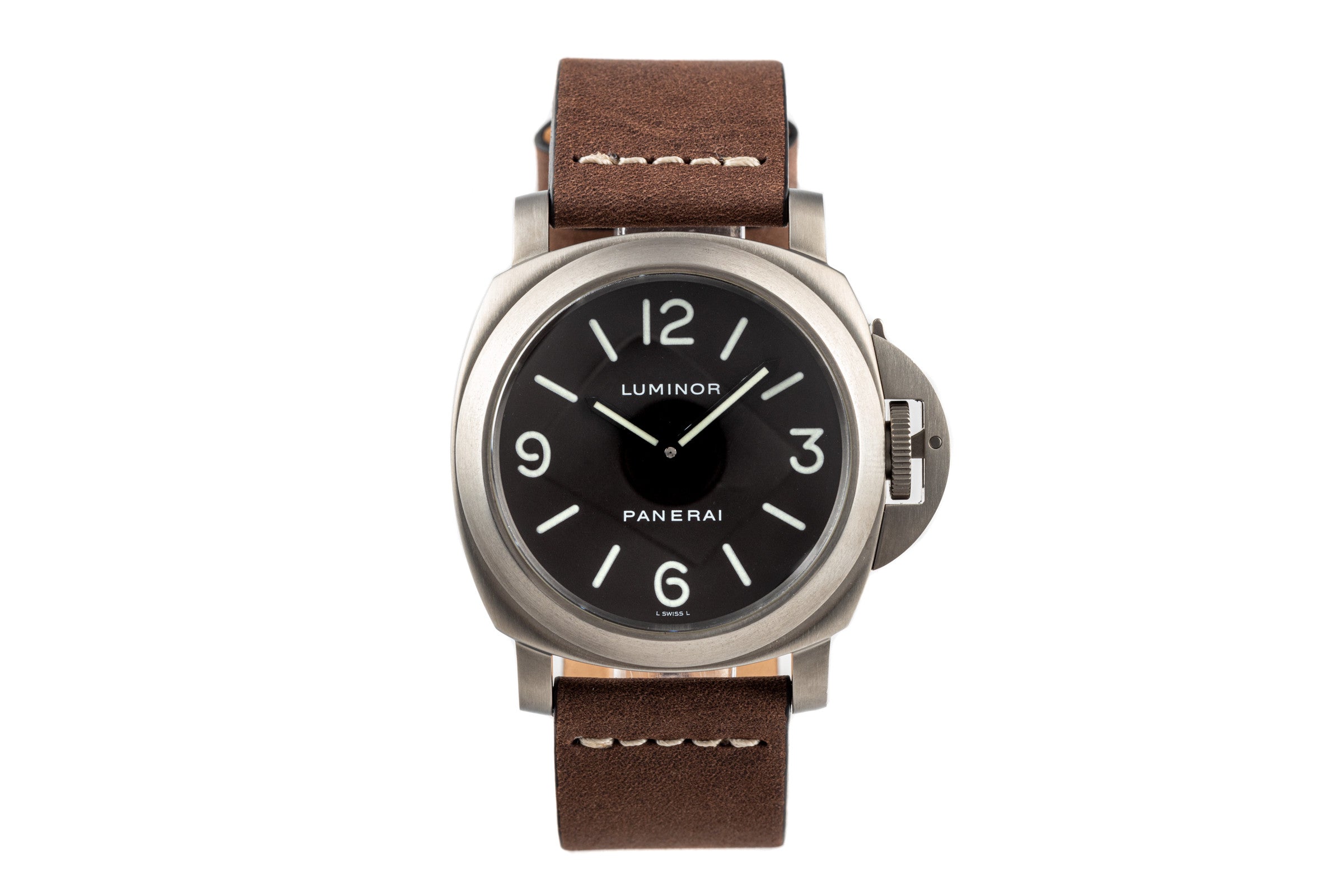 Panerai Luminor  titanio carica manuale orologio da uomo PAM00116  [2203217]