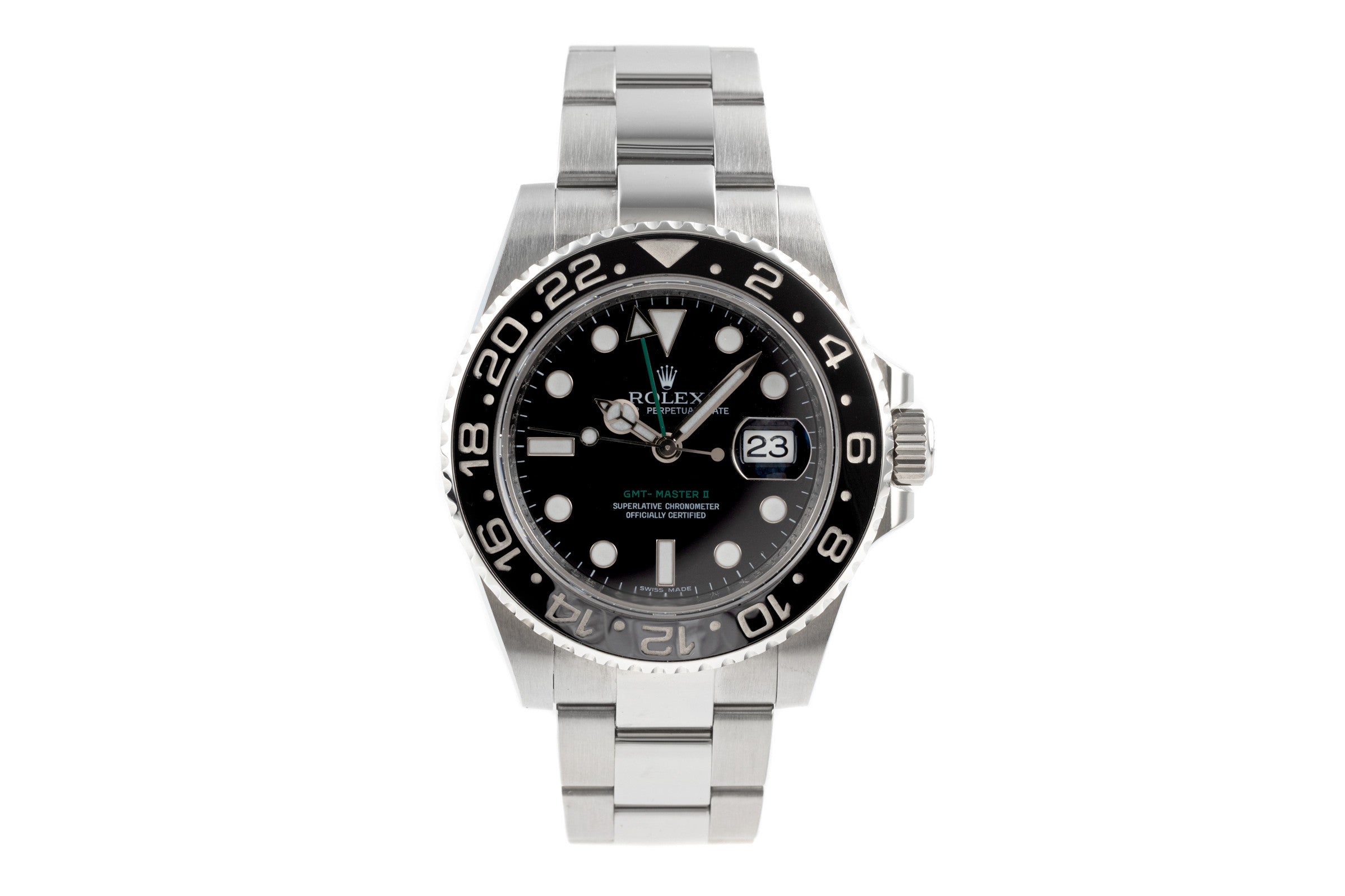 Rolex GMT-Master II acero automático reloj para caballeros 116710LN  [2203241]
