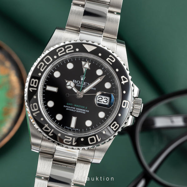 Rolex GMT-Master II acero automático reloj para caballeros 116710LN  [2203241]